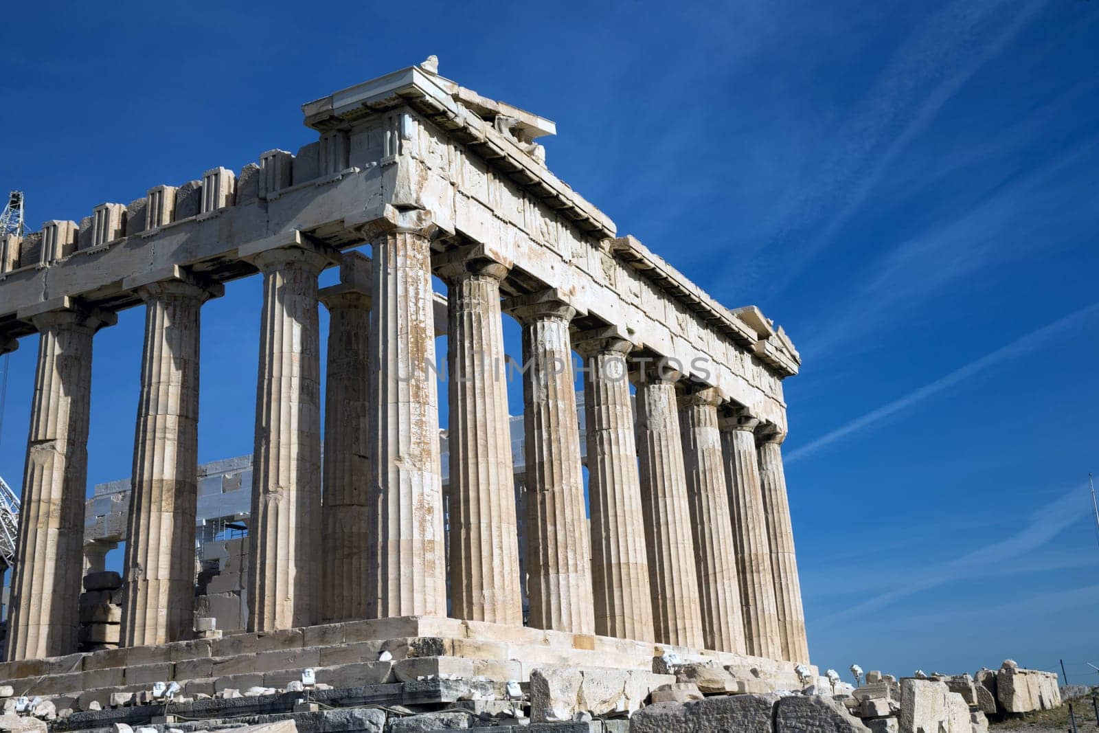 Parthenon on the Acropolis in Athens, Greece