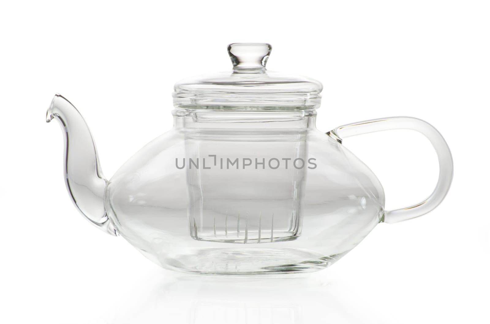 Tea being poured into glass
