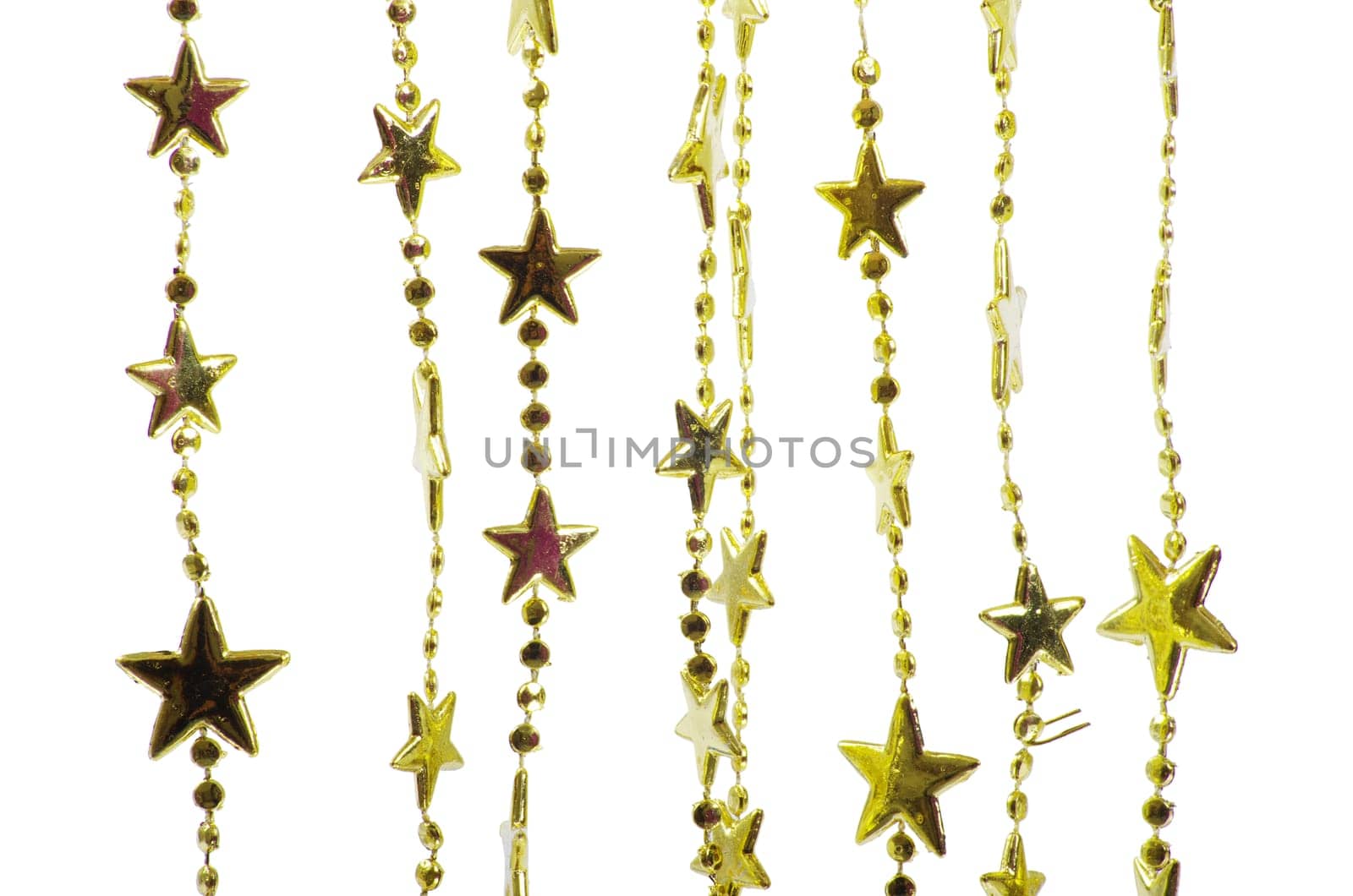 stars isolated on a white
