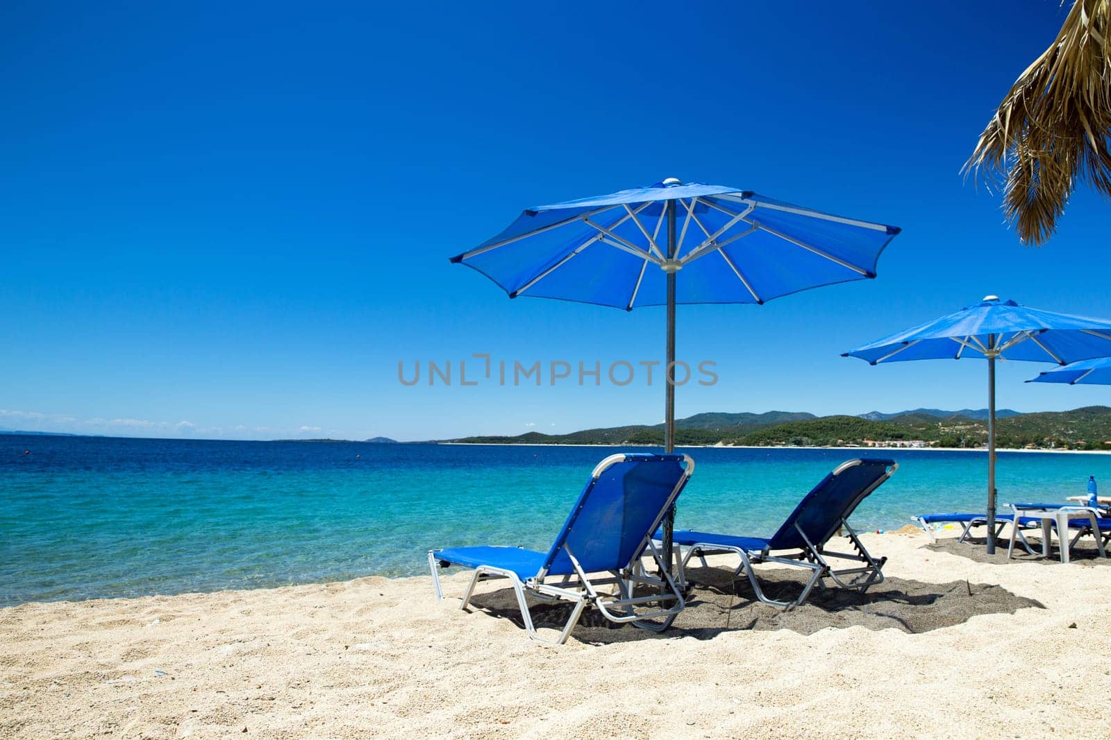 blue sea at the Greece