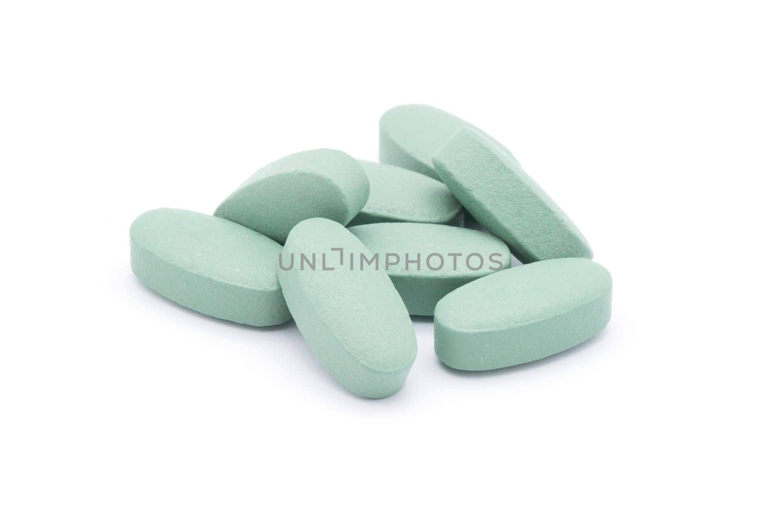 pills isolated on white background