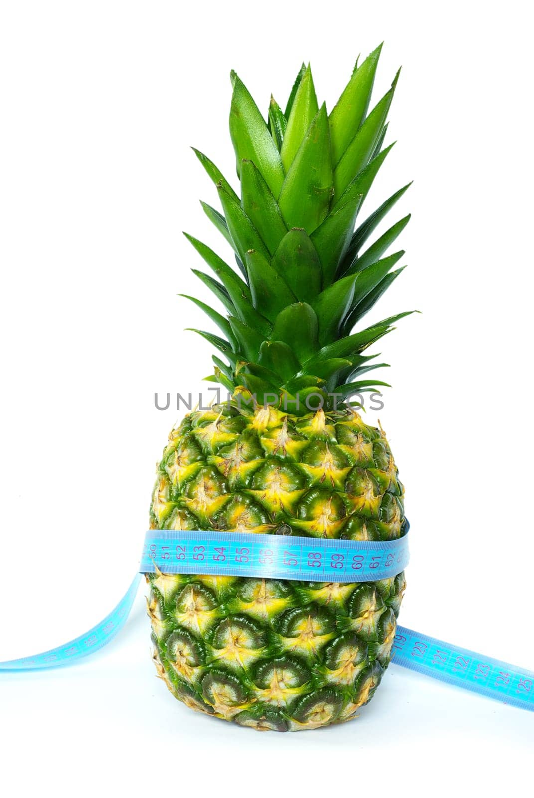 fresh pineapple isolated on the white background