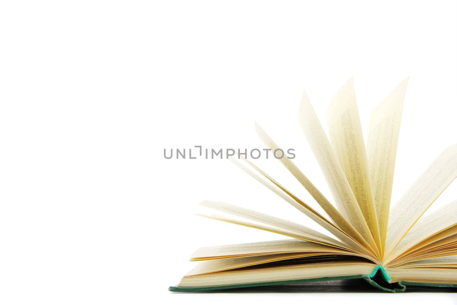 open book isolated on a white background