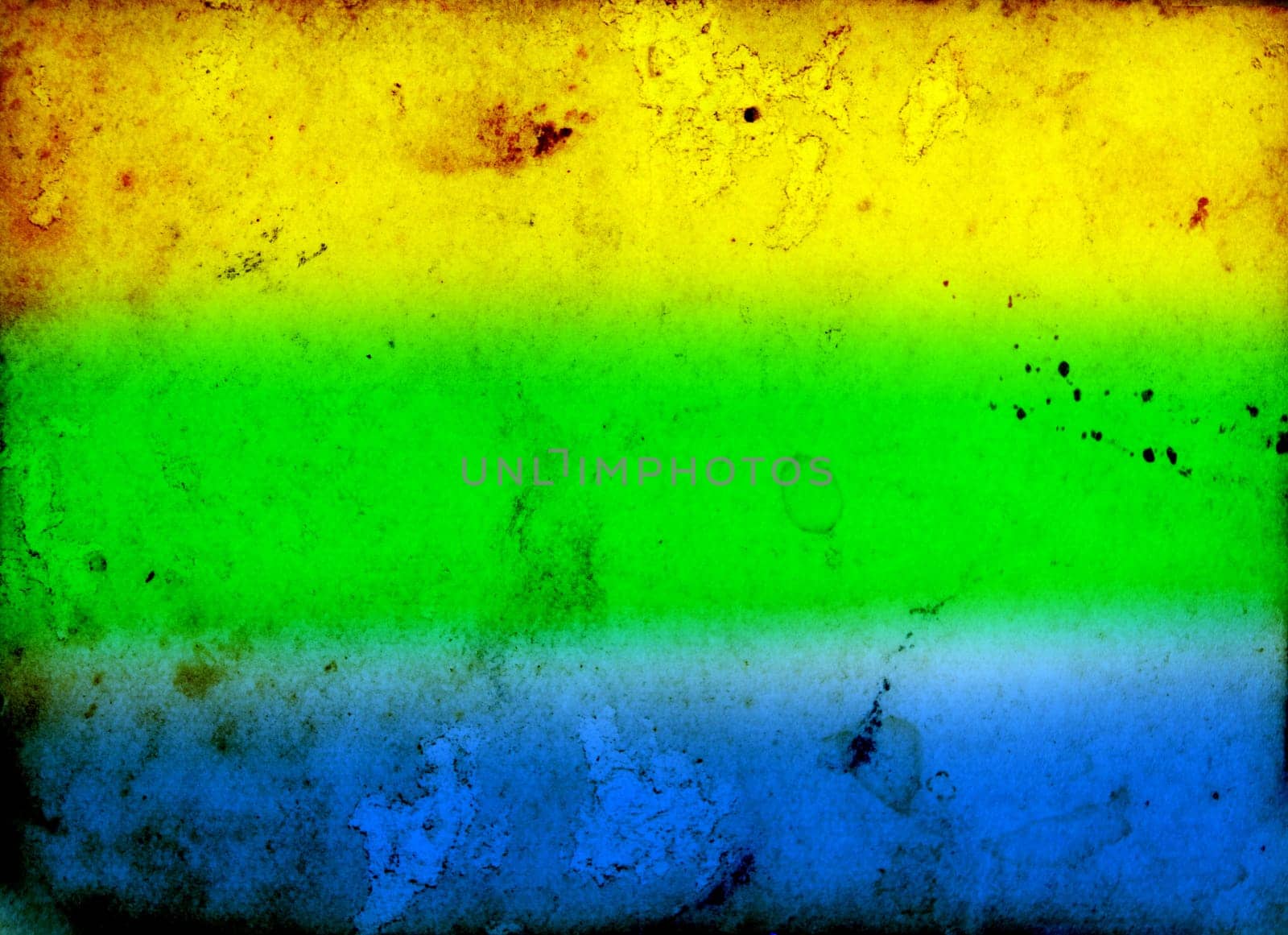 Vintage photo with the colors of the Brazil flag