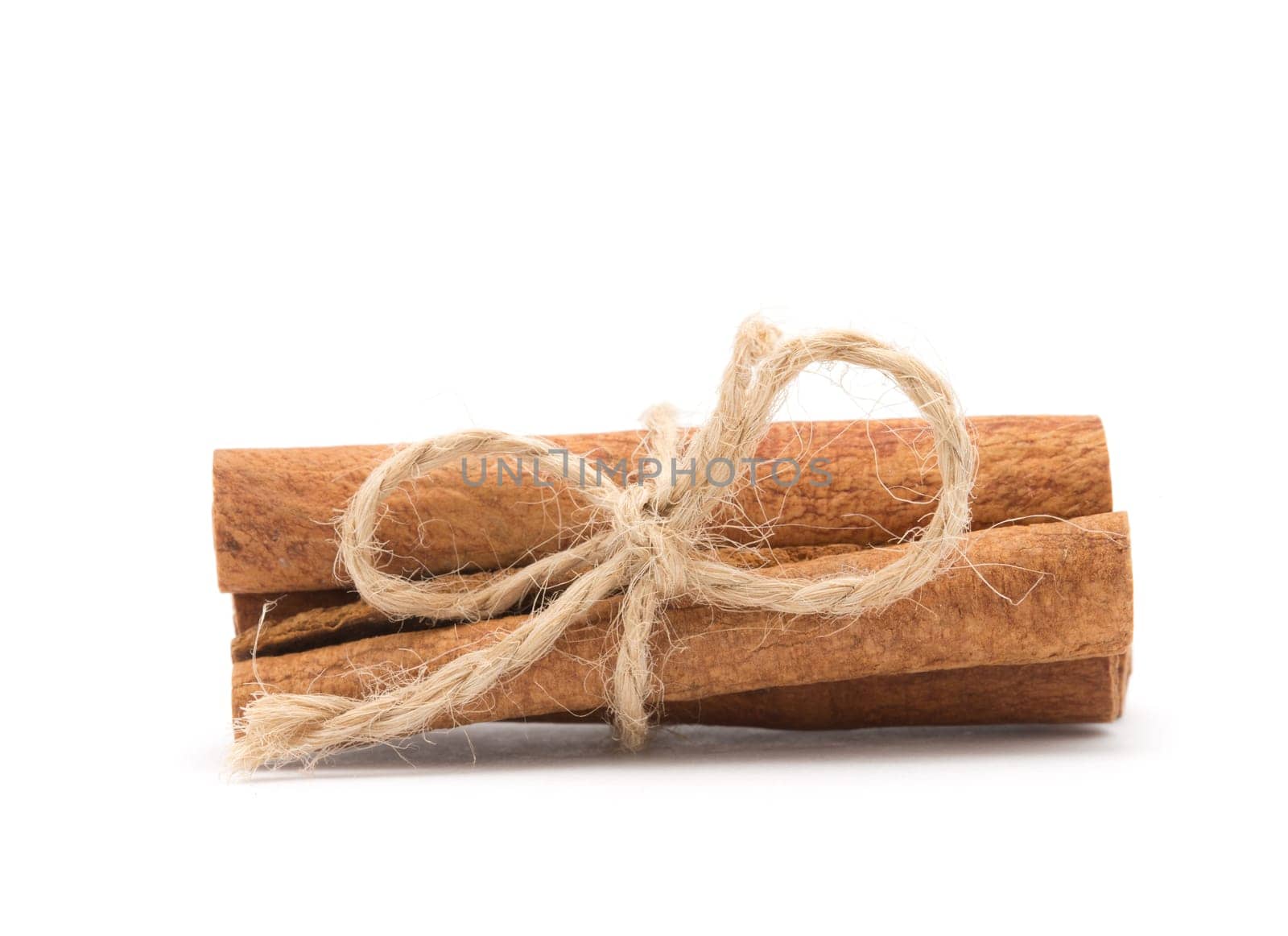 cinnamon isolated on white background