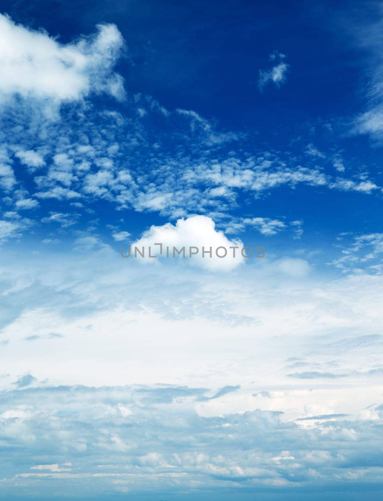 blue sky with cloud closeup