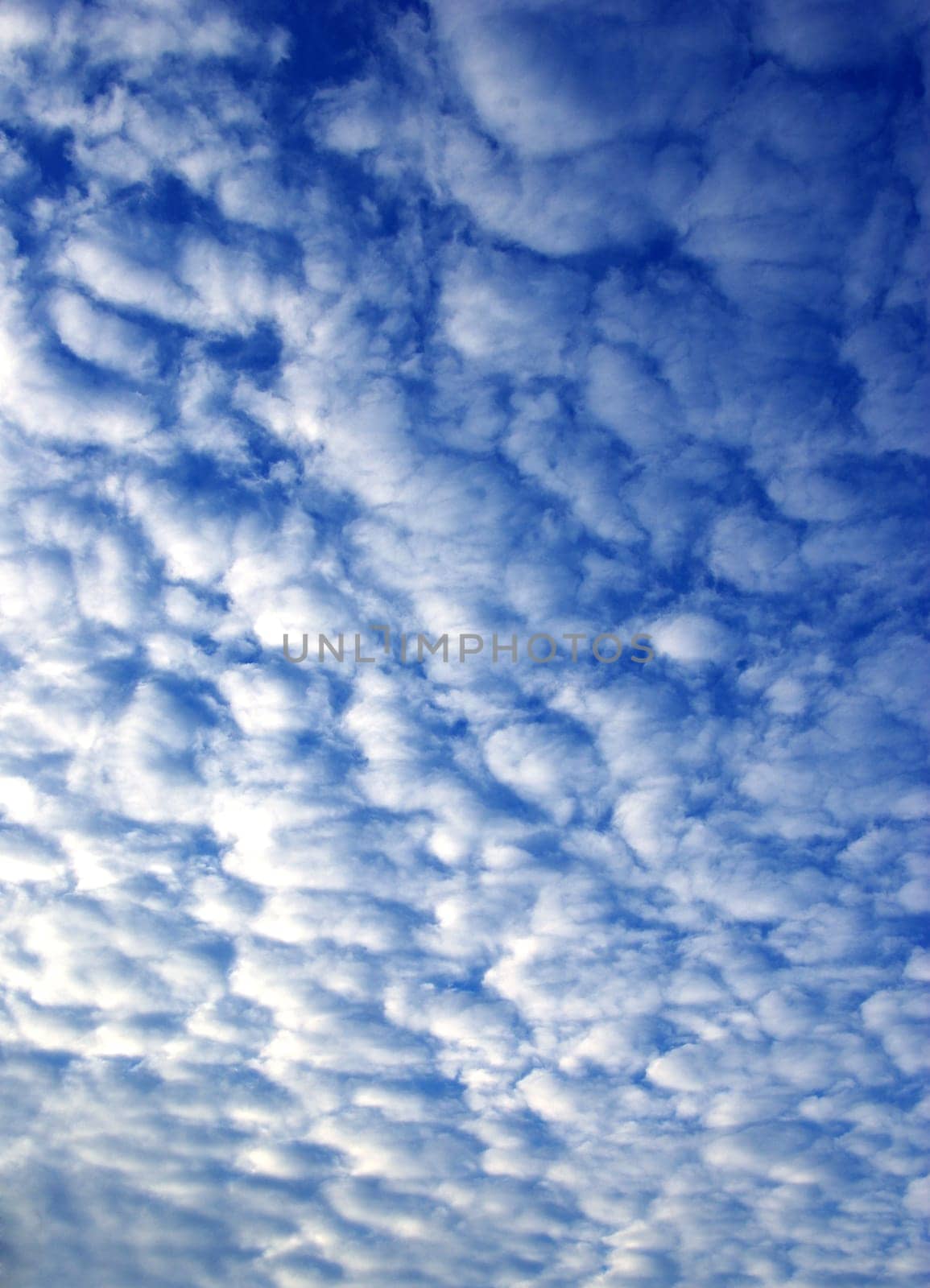 Blue Sky background with tiny clouds