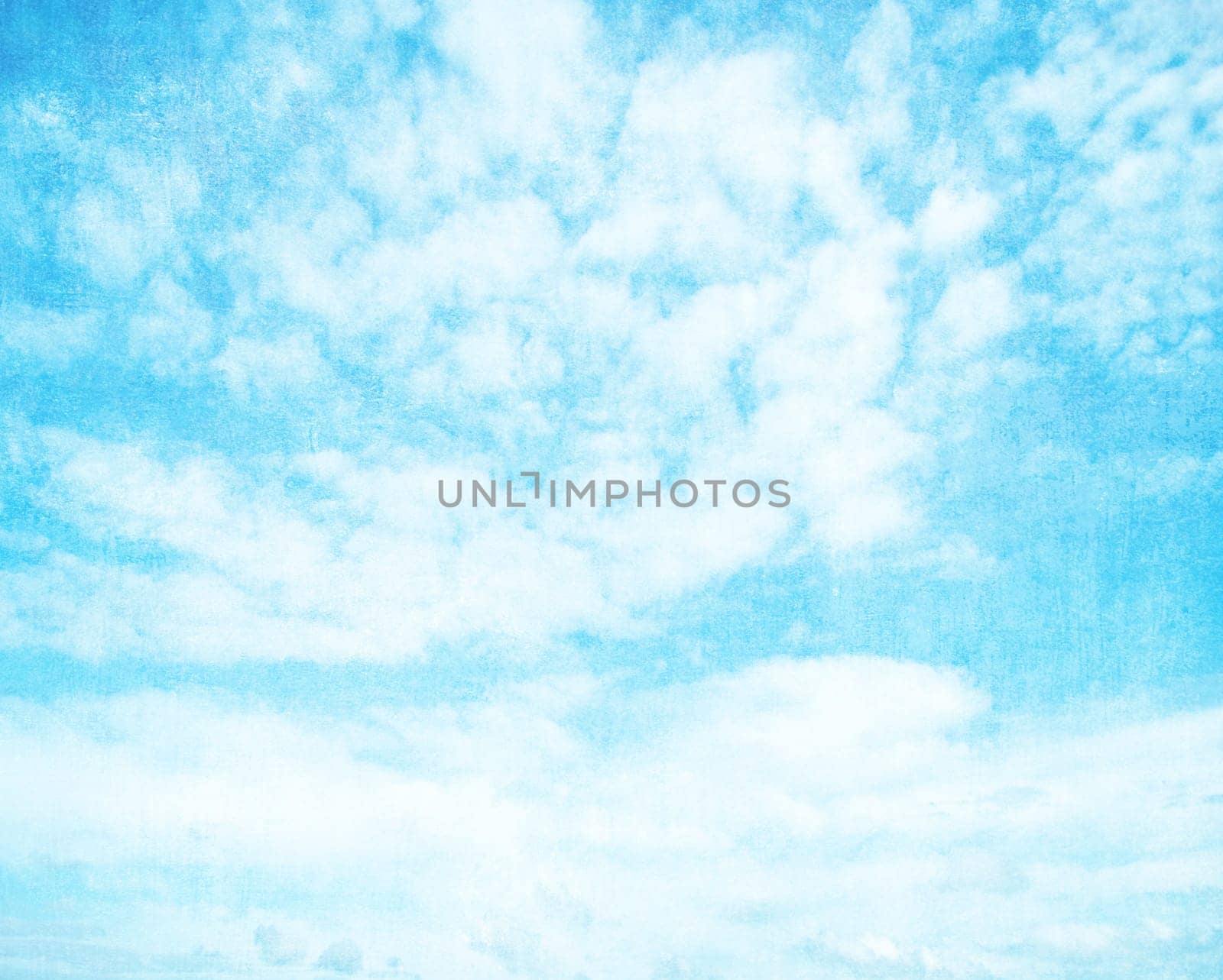 Grunge blue sky background with space for text