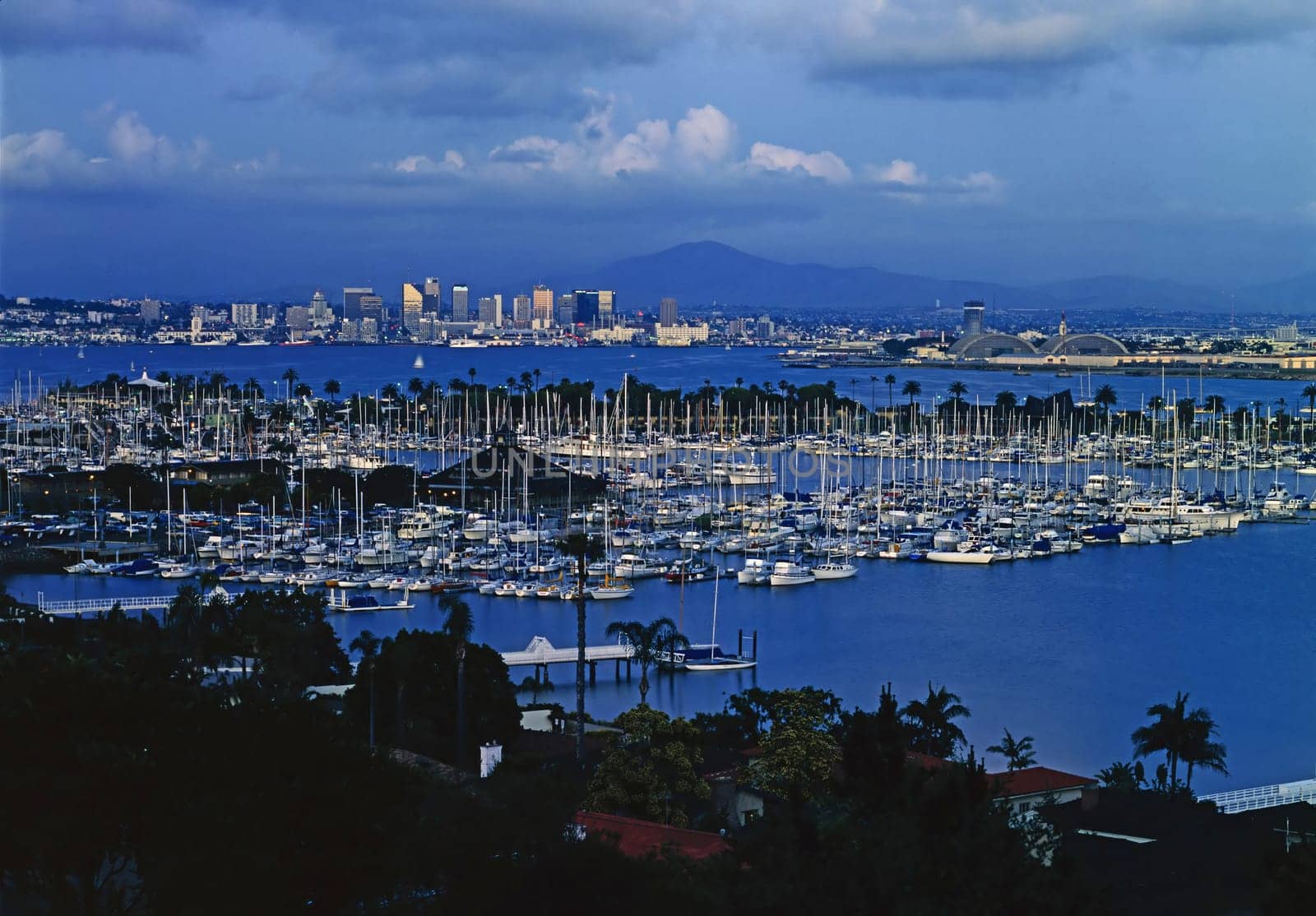 Shelter Island and Downtown San Diego, Caliifornia
