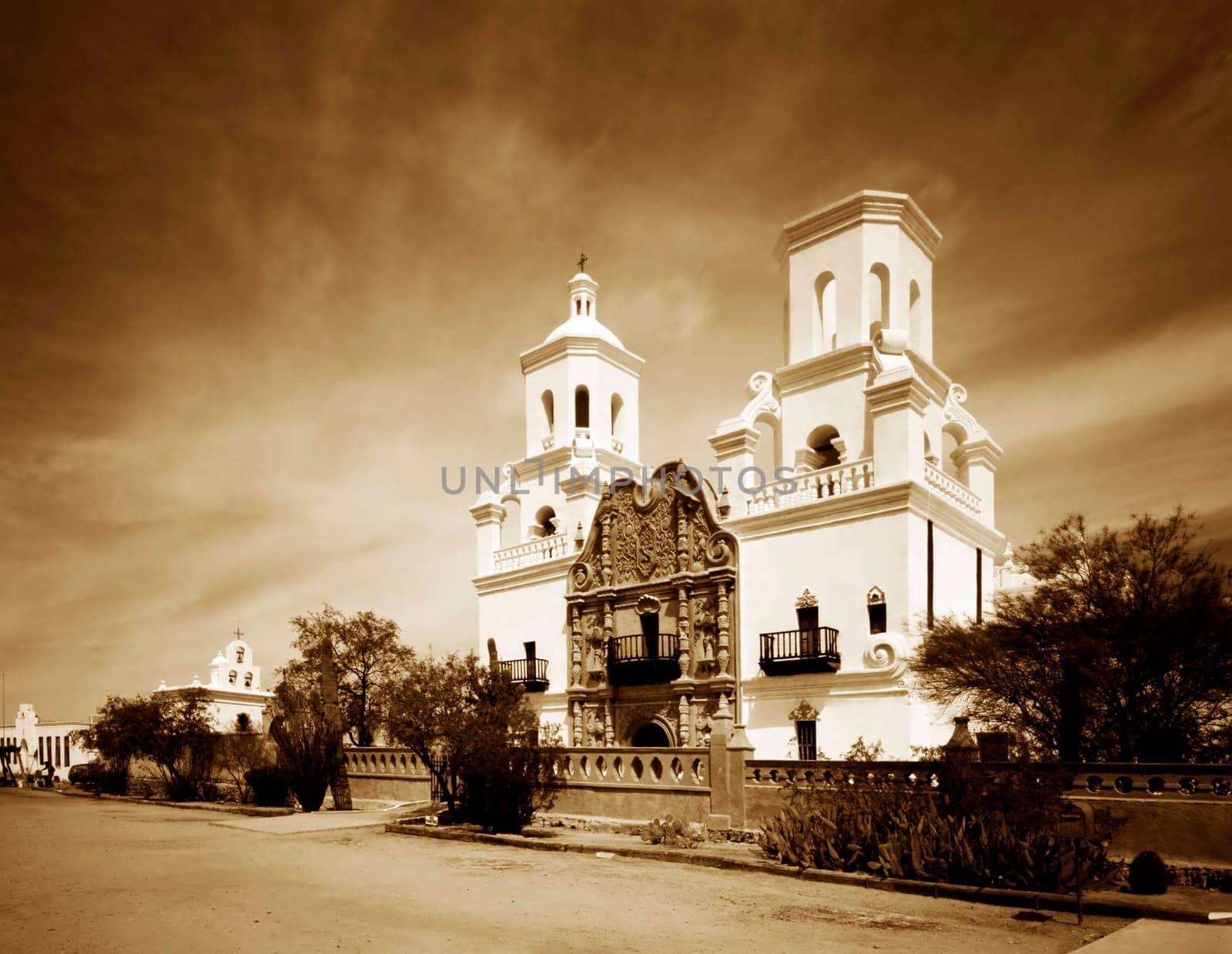 Mission San Xavier in Tucson, Arizona