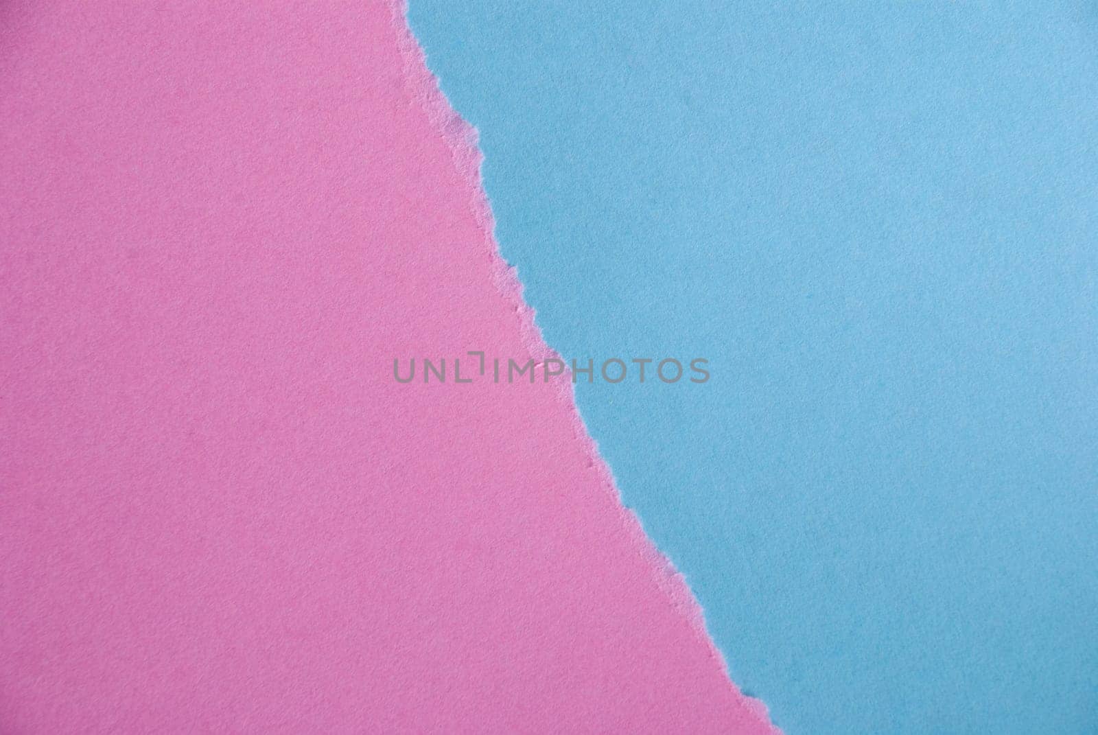 Blue and Pink Paper Background out of two Pieces of Paper