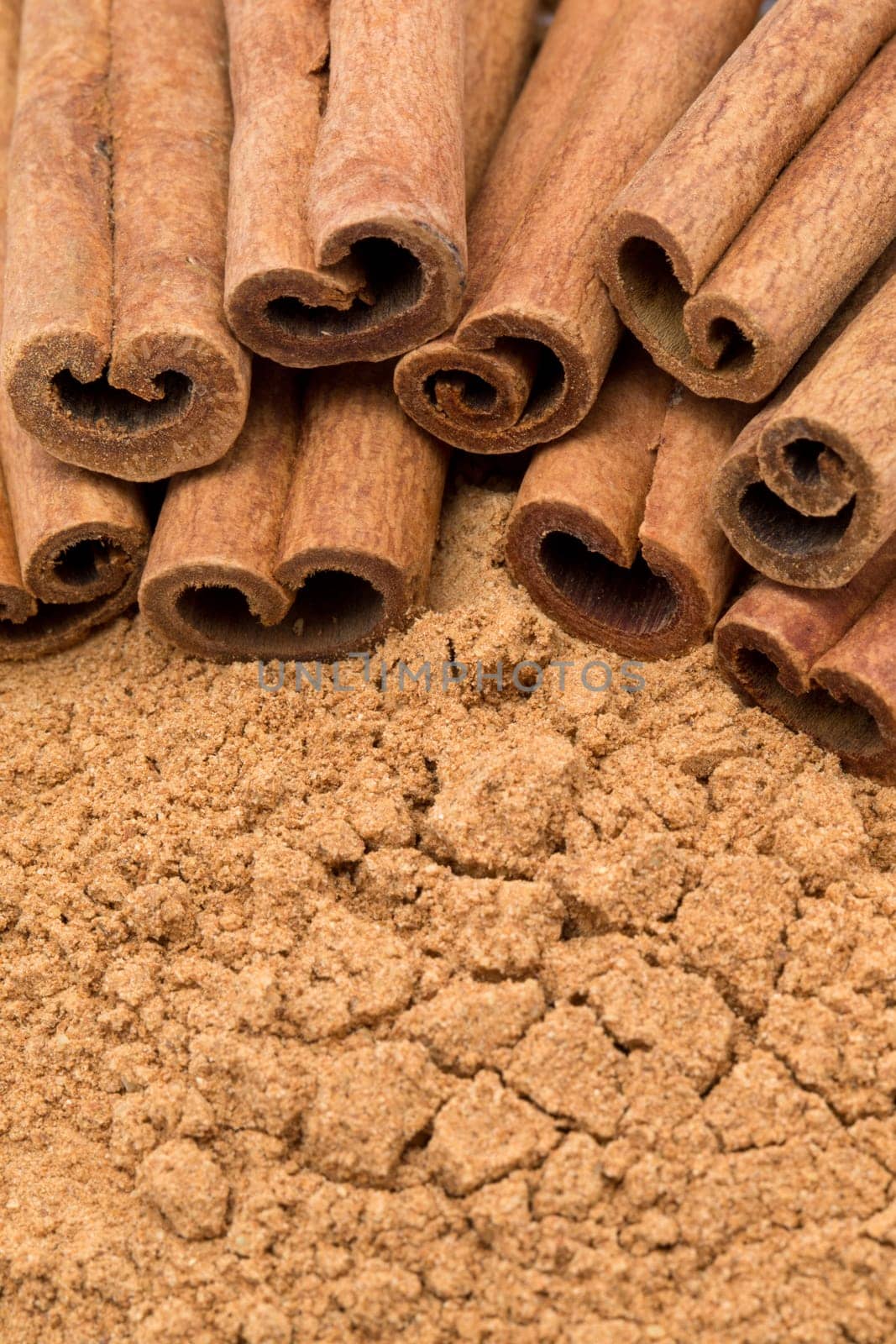 cinnamon isolated on white background