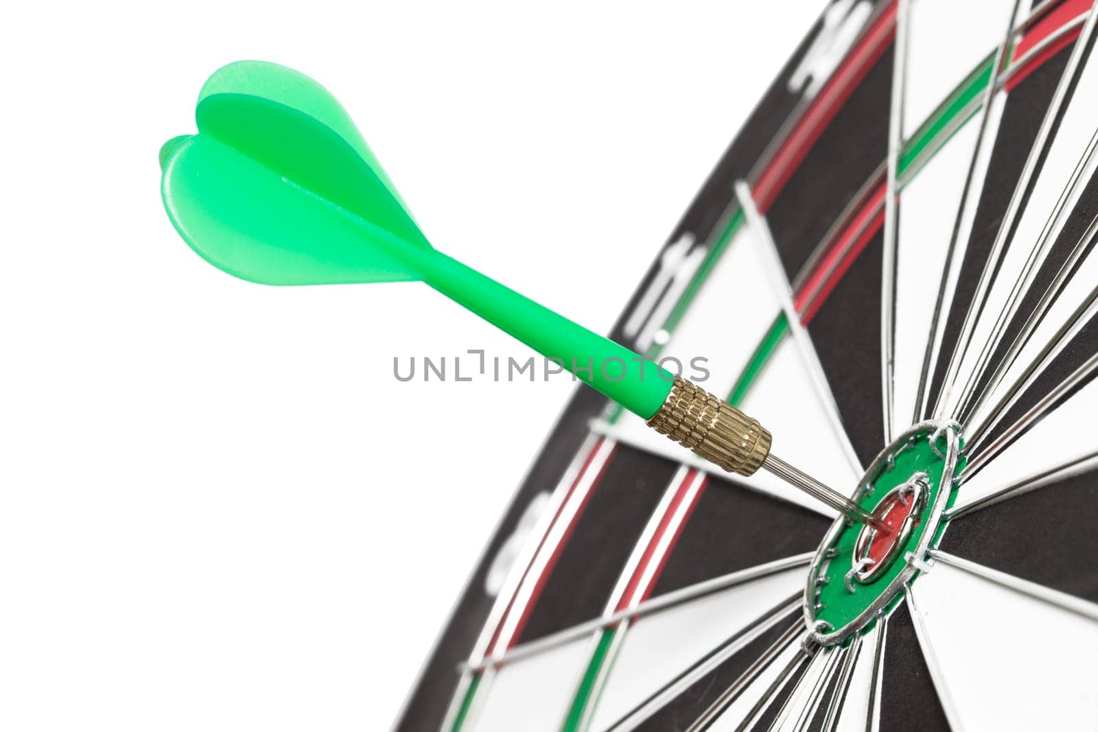darts arrows in the target center