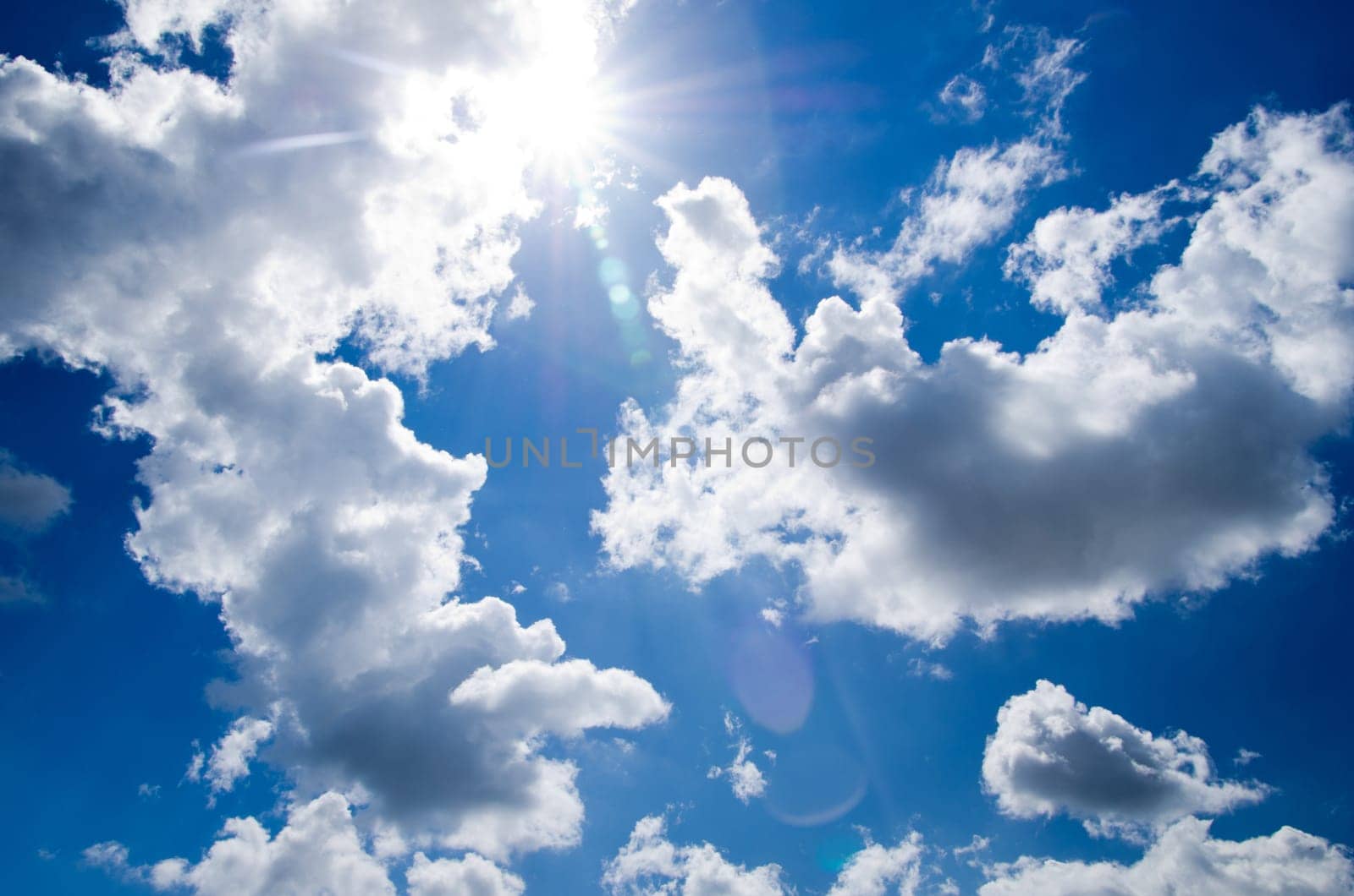 blue sky is covered by white clouds