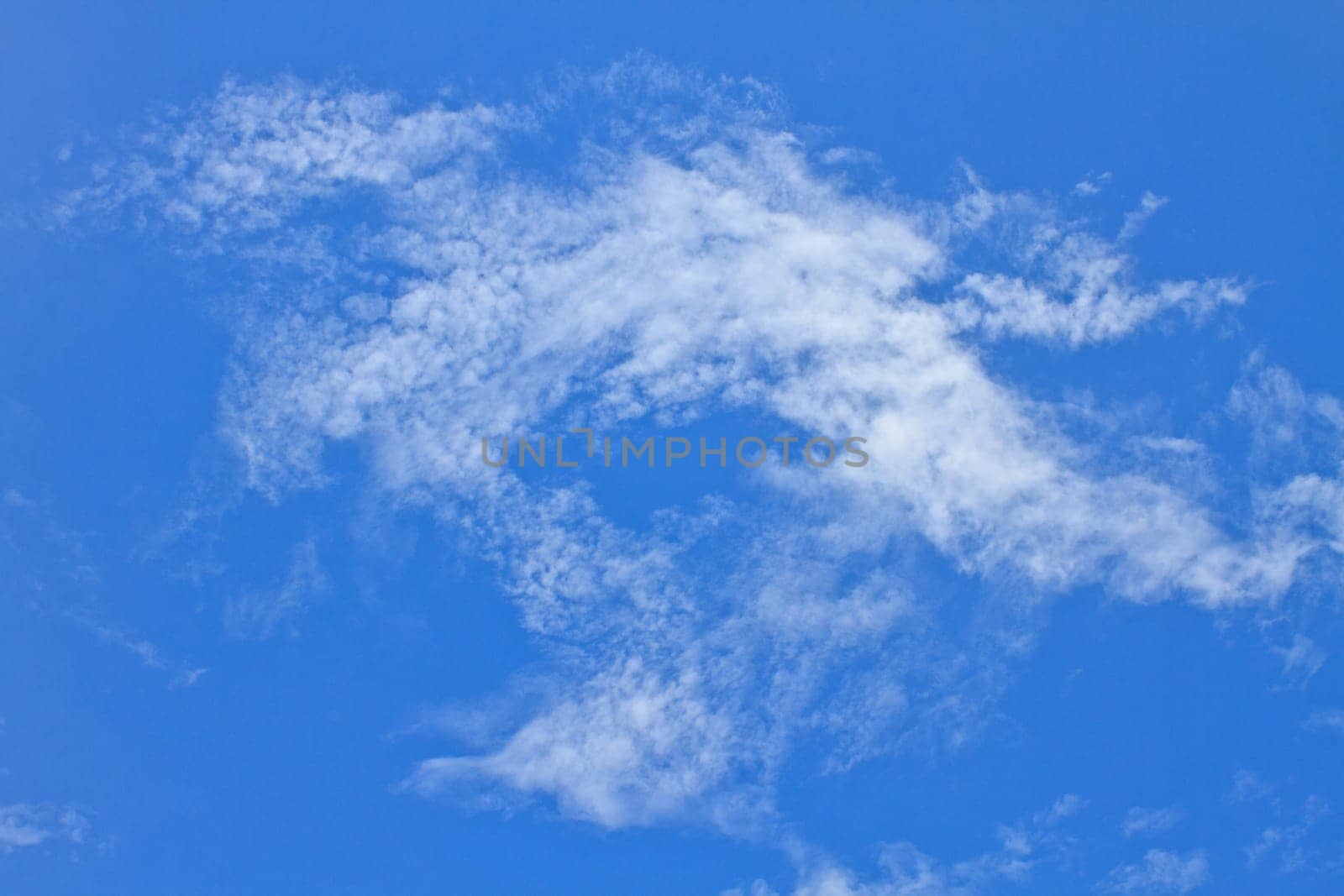 blue sky with white clouds. can be used as background