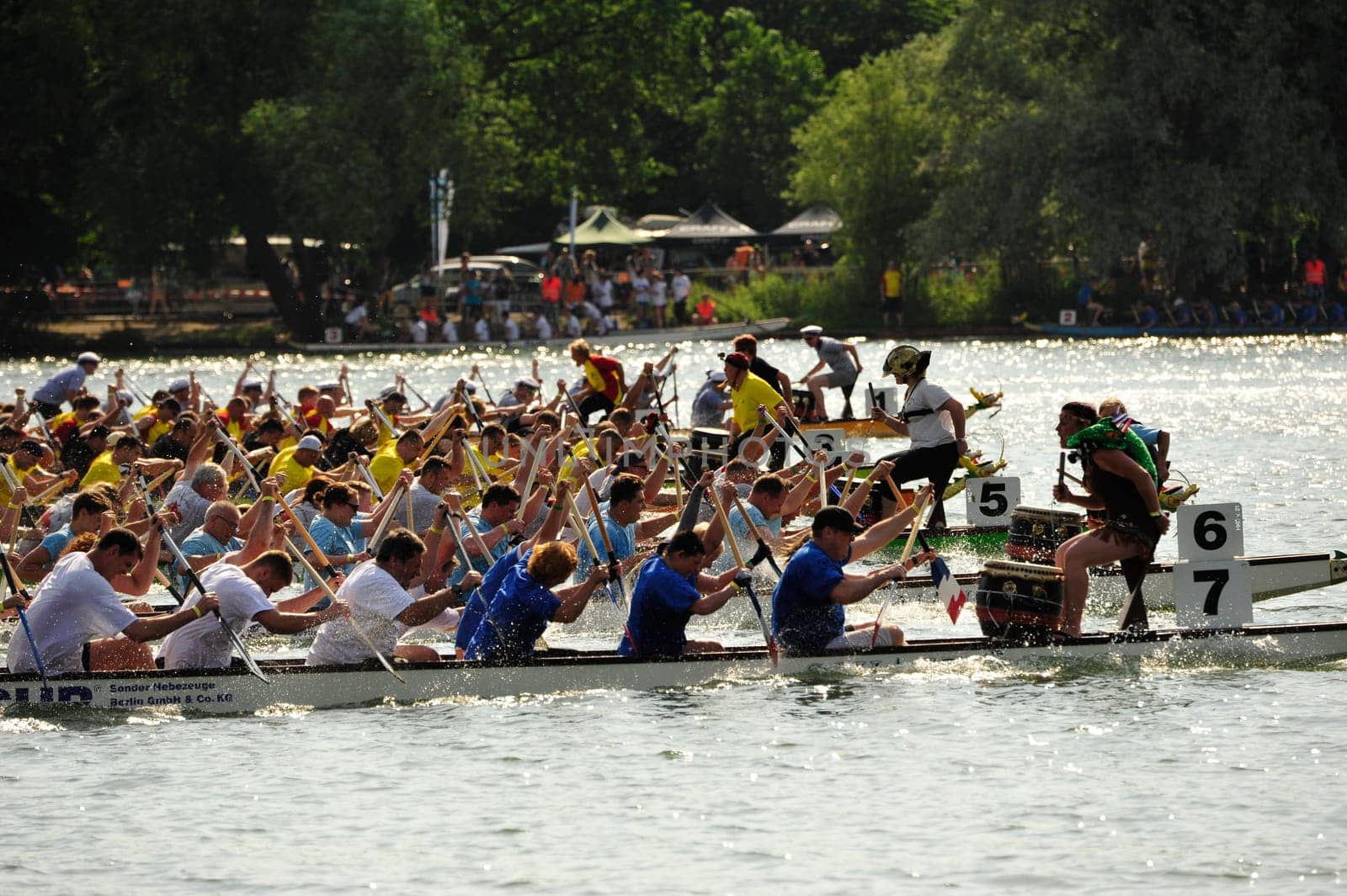 20. Jubiläum der Hannover Dragonboatraces Pfingsten 2014