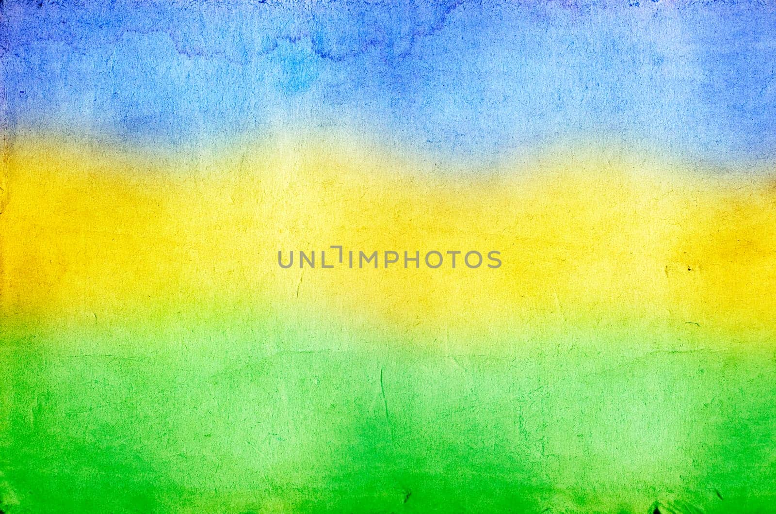 Vintage photo with the colors of the Brazil flag