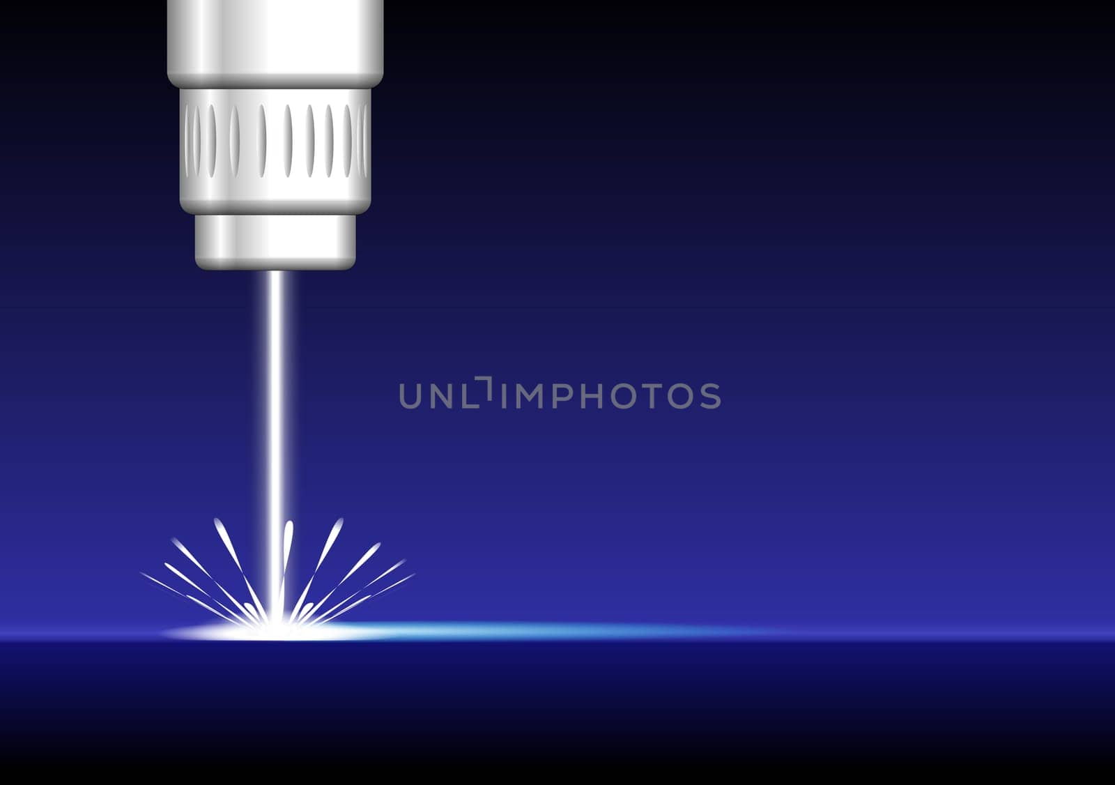 Laser background blue
