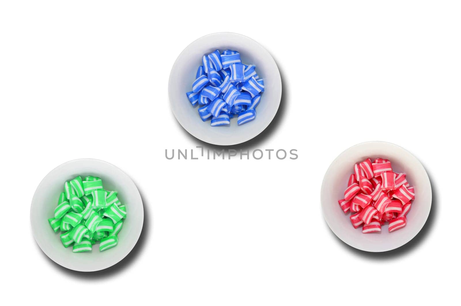 A close up shot of boiled sweets