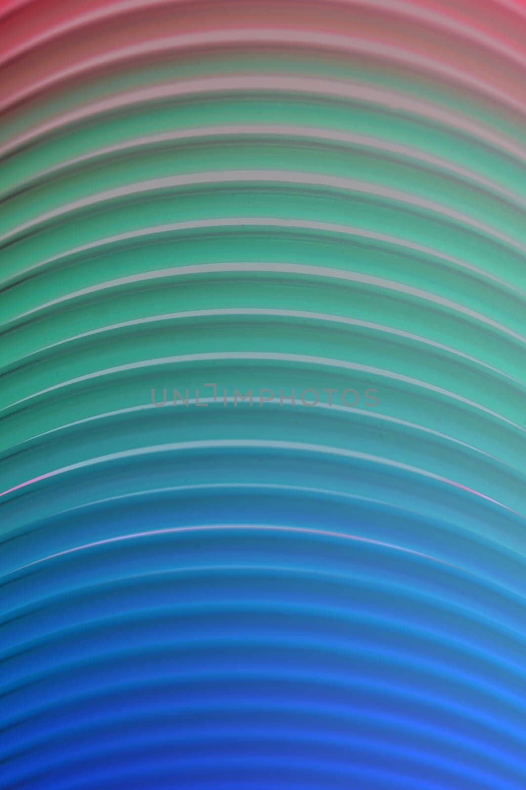 A close up shot of a slinky toy
