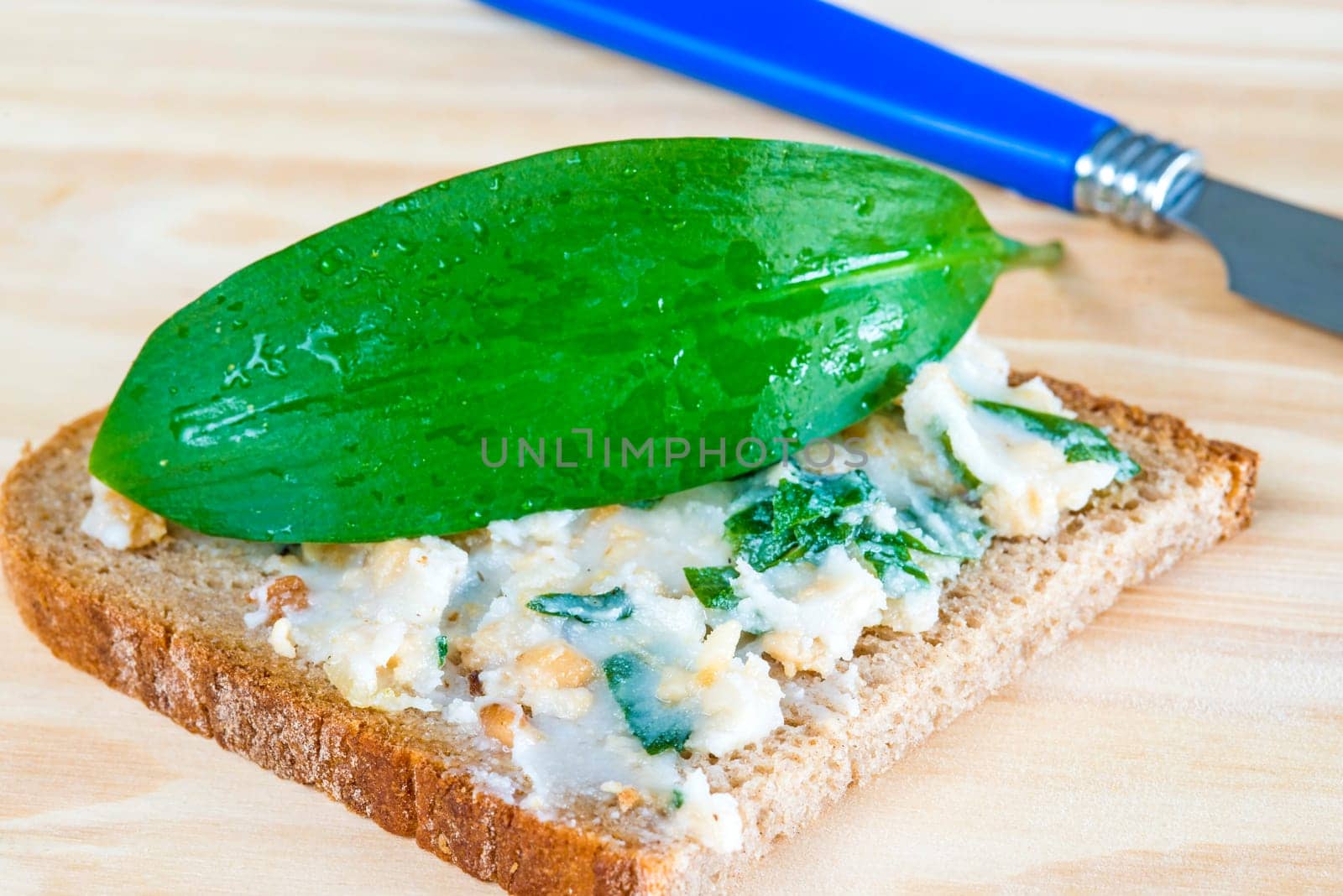 Wild garlic,lard