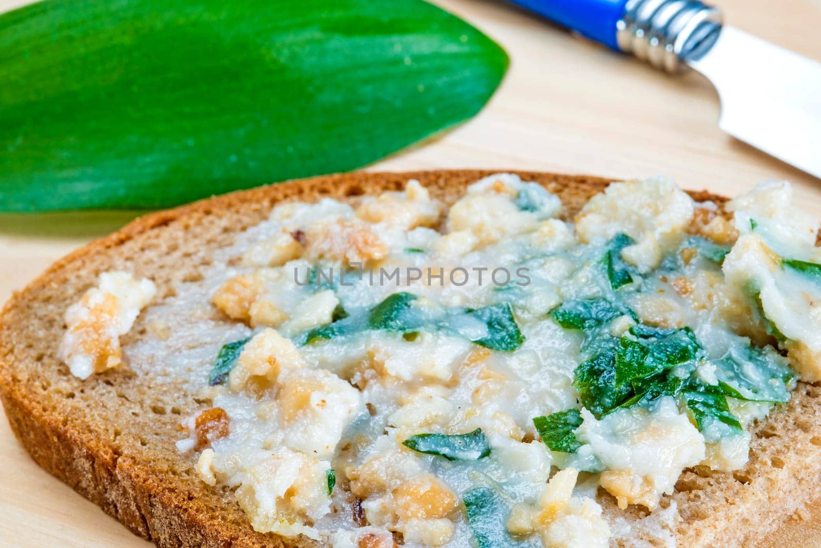 Wild garlic,lard