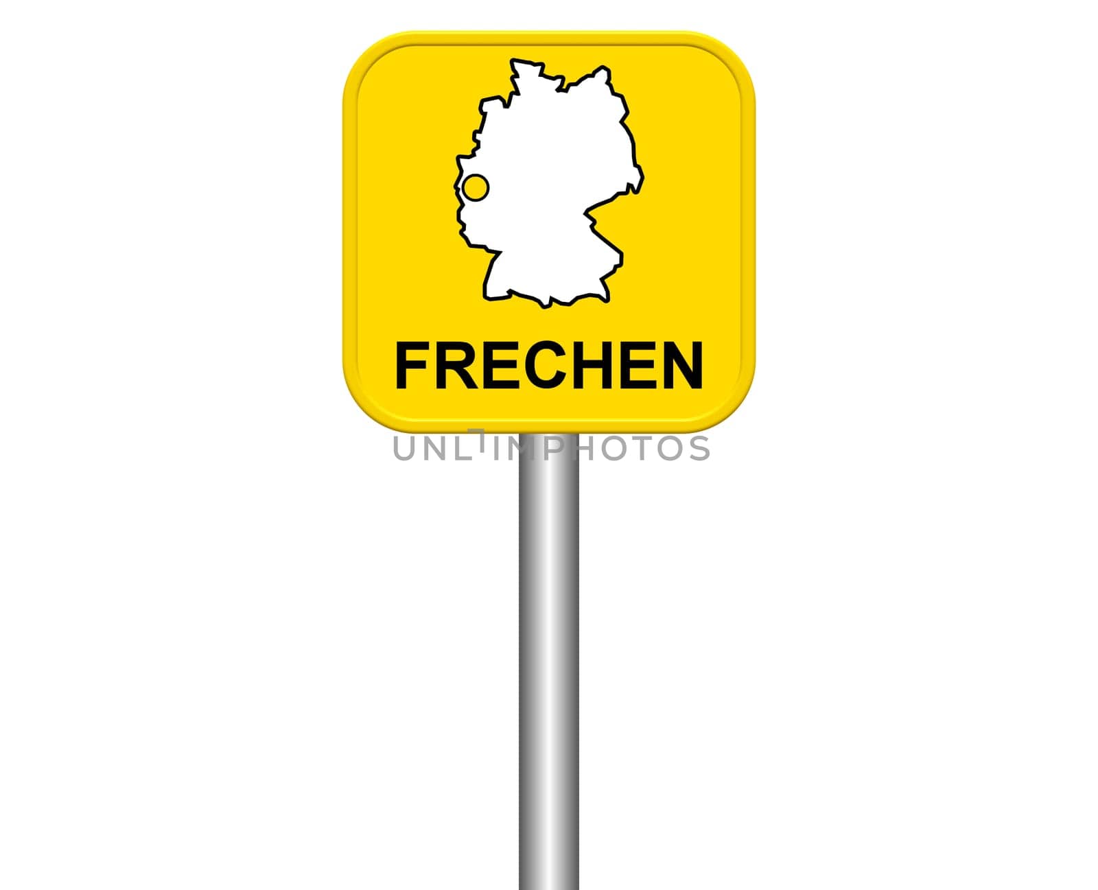 Entrance sign: Frechen