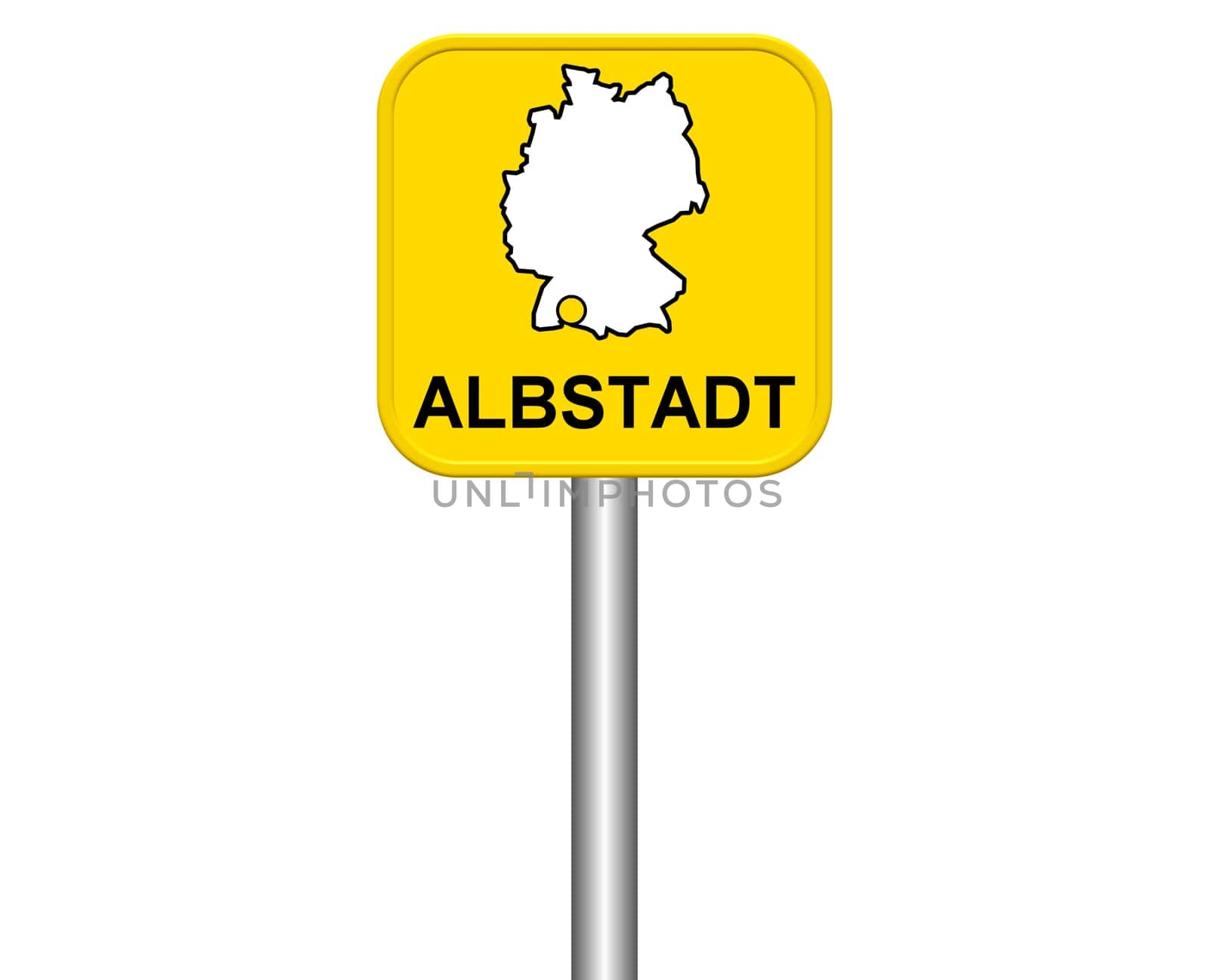 Entrance sign: Albstadt