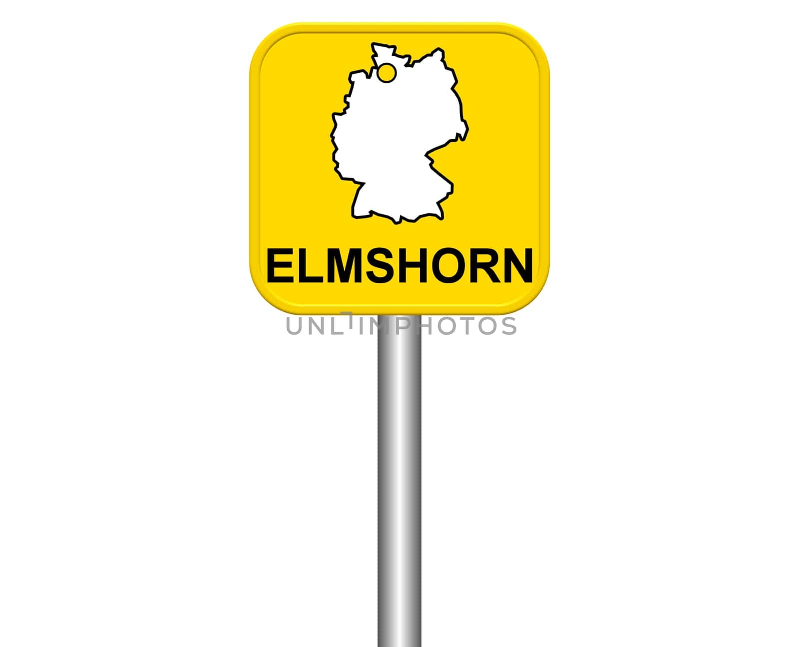 Entrance sign: Elmshorn