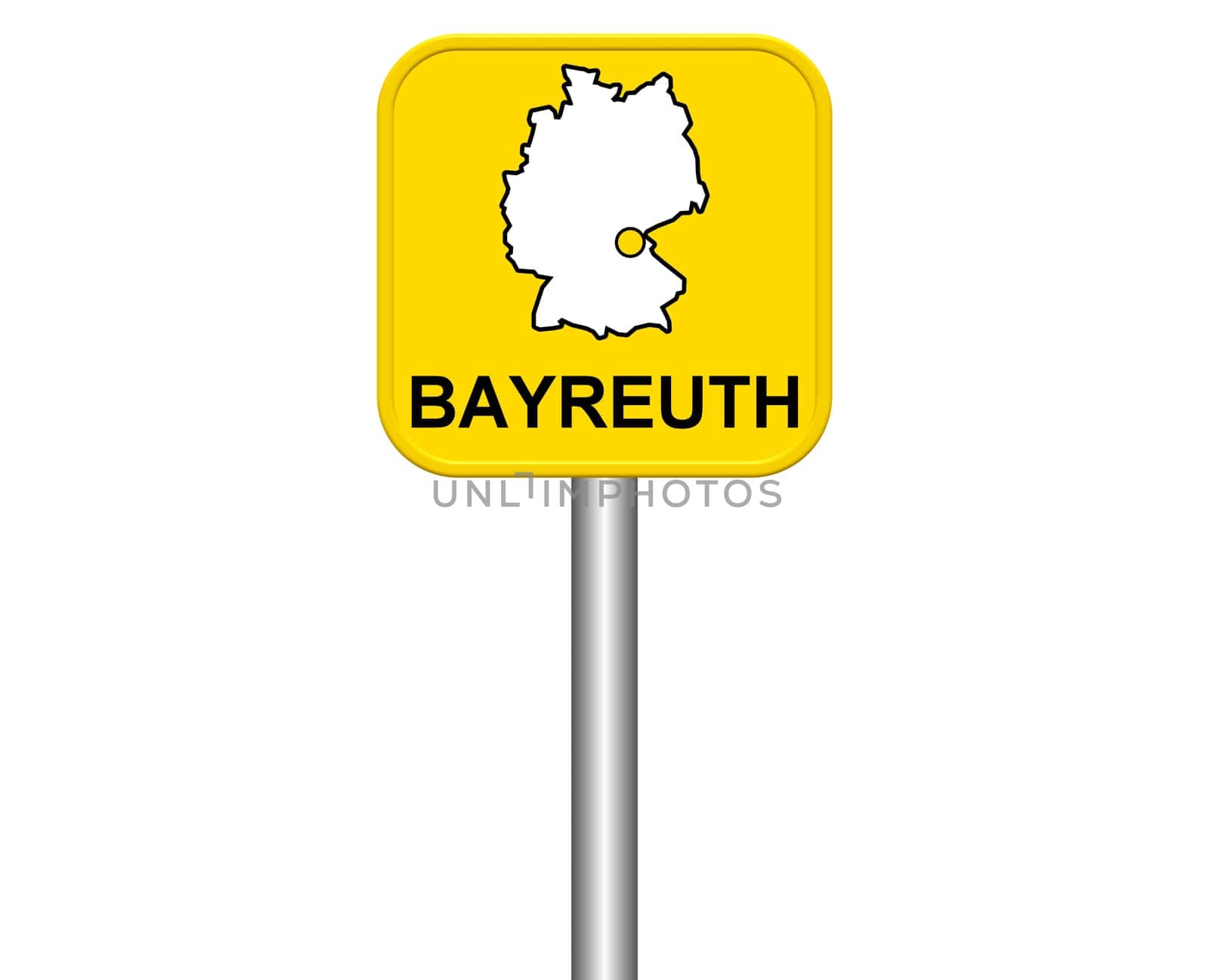 Entrance sign: Bayreuth