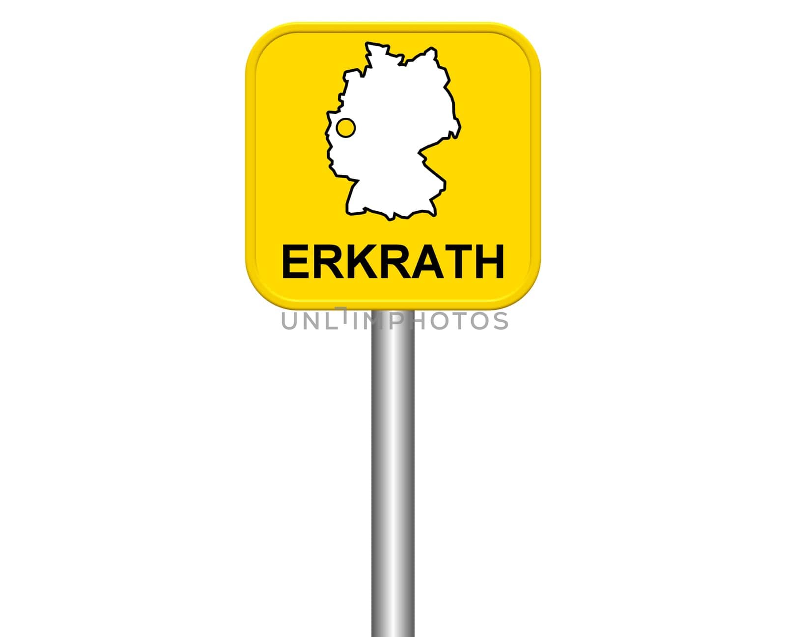 Entrance sign: Erkrath