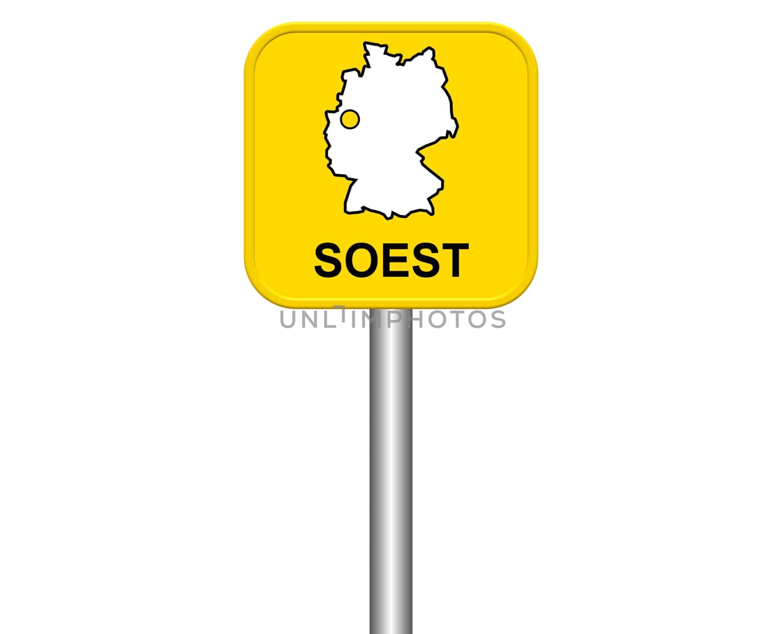 Entrance sign: Soest