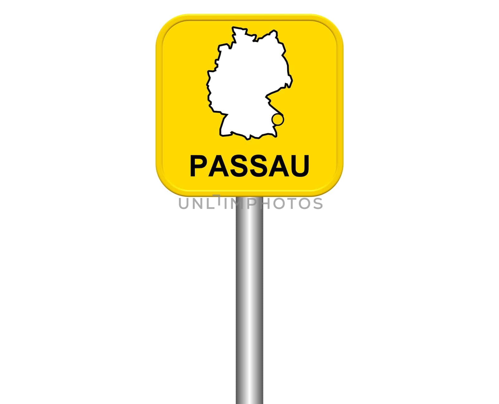 Entrance sign: Passau