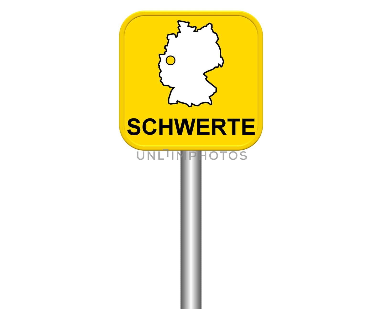 Entrance sign: Swords