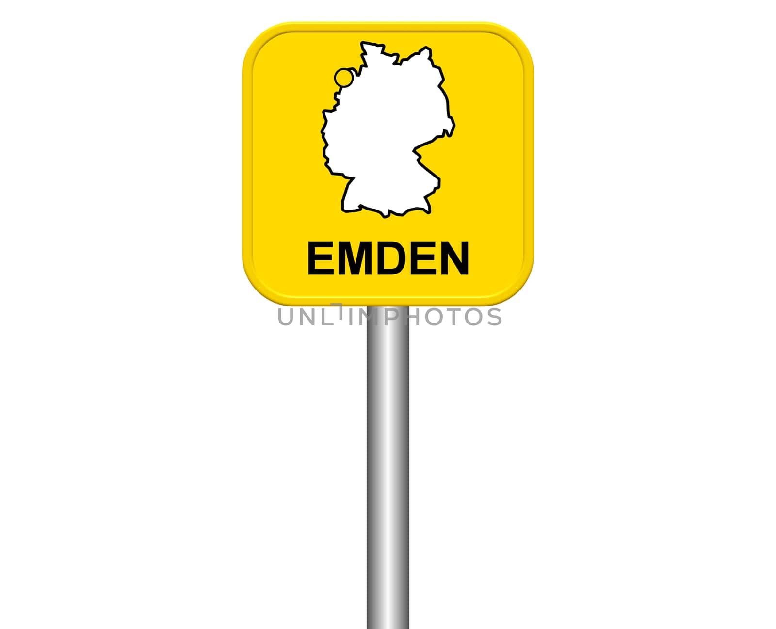 Entrance sign: Emden