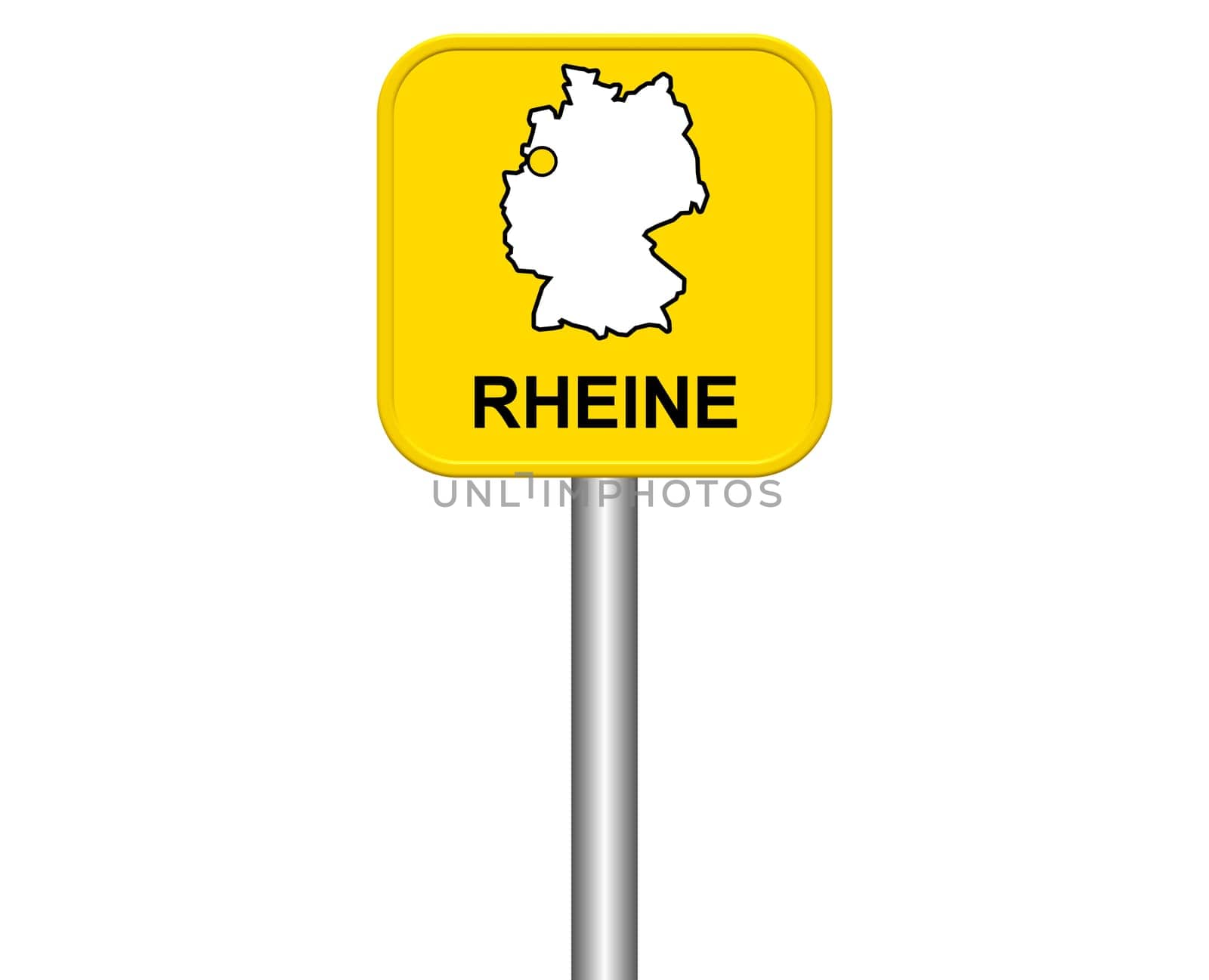 Entrance sign: Rheine