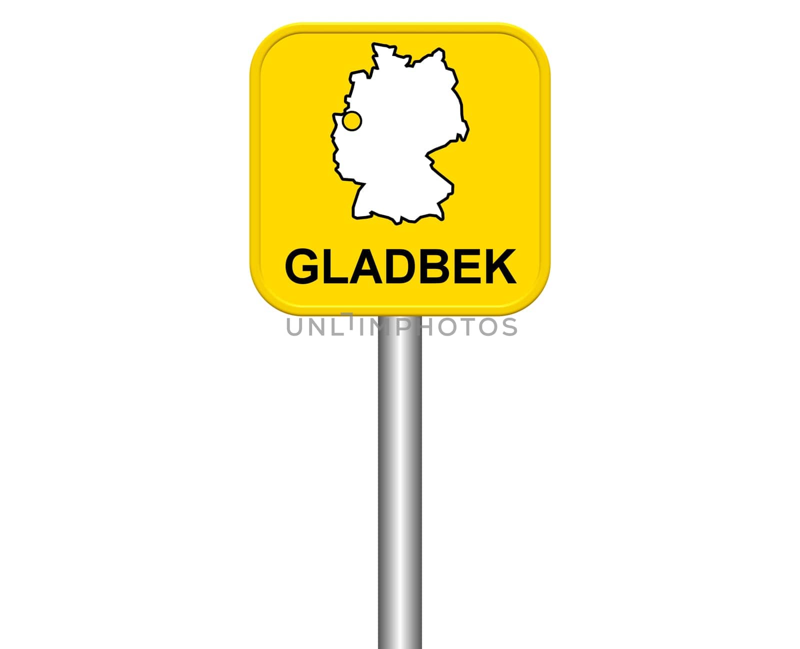 Entrance sign: Gladbek