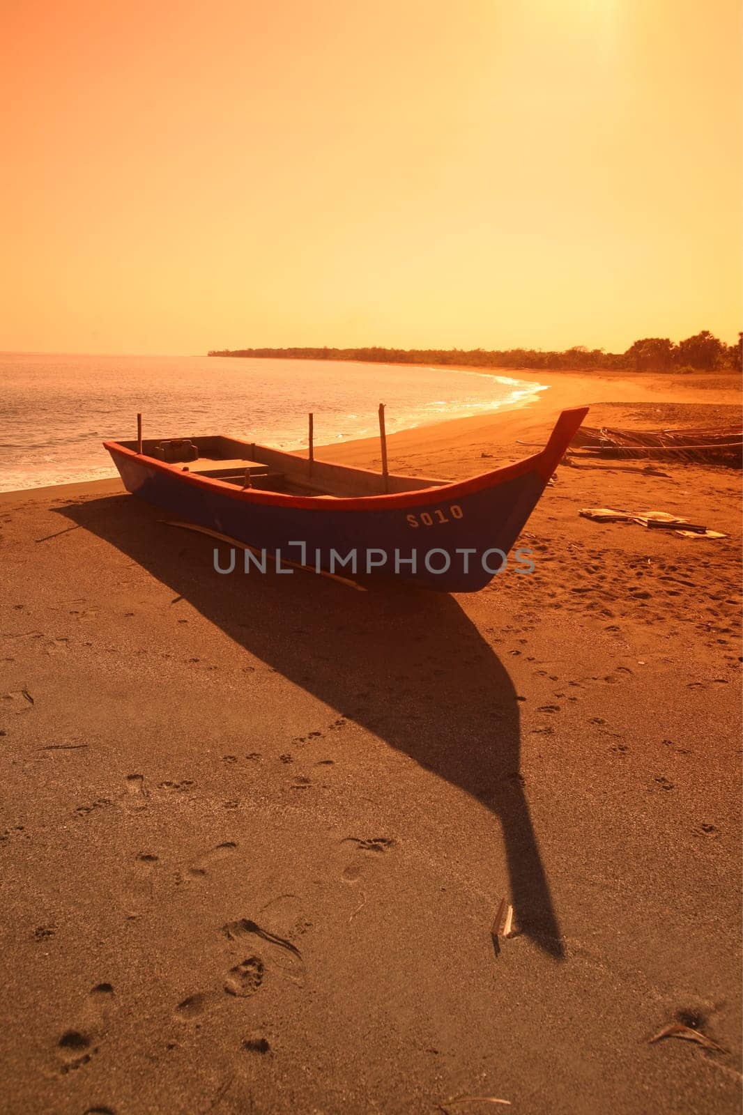The beach of Betano on the south coast in East Timor on the two separate island of Timor in Asia.