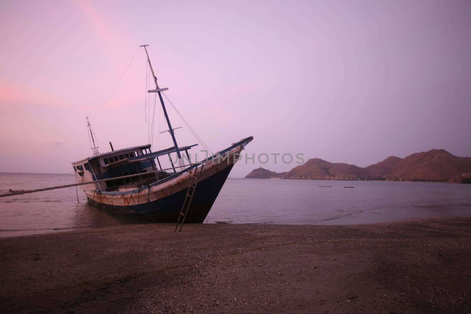 Die Landschaft bei Dili an der Nordkueste von Ost Timor auf der in zwei getrennten Insel Timor in Asien.