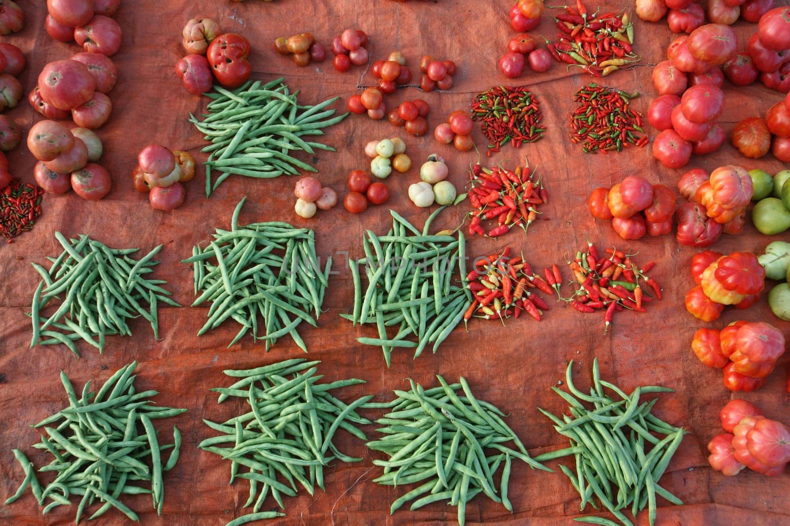Asia,South East Asia,East Timor,Timor-Leste,Timor,East Coast,Lospalos,Market,Weekly Market,Gemuese,Everyday, The weekly market of Lospalos in the east of East Timor in South East Asia.       (Urs Flueeler)
