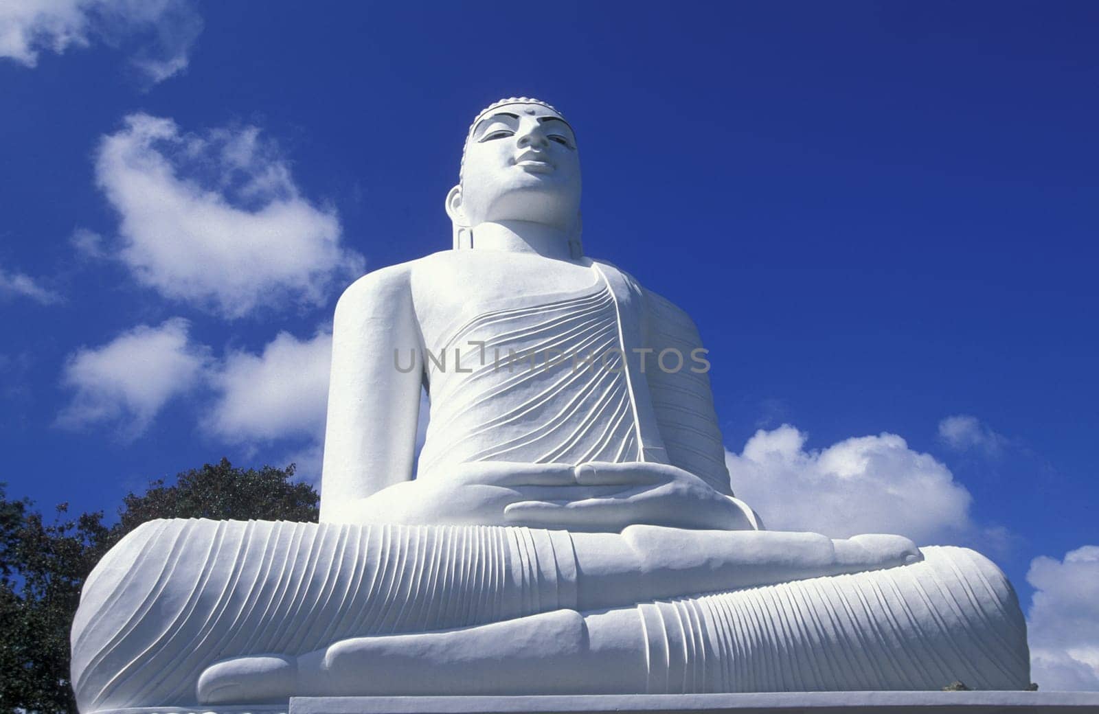 Asia,Indian Ocean,Sri Lanka,. The Great Buddha Statue of Kandy in the Central Gebierge of Sri Lanka. (URS FLUEELER).......