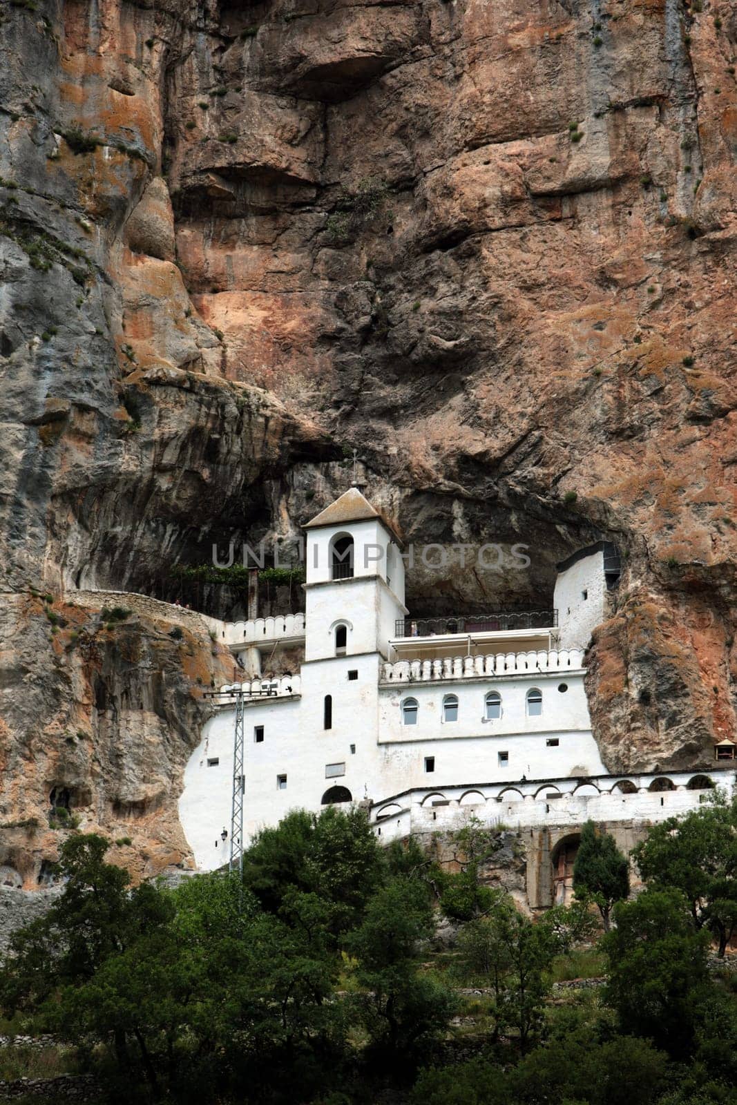 Monastir Ostrog Monastery near Niksic in Montenegro in Europe