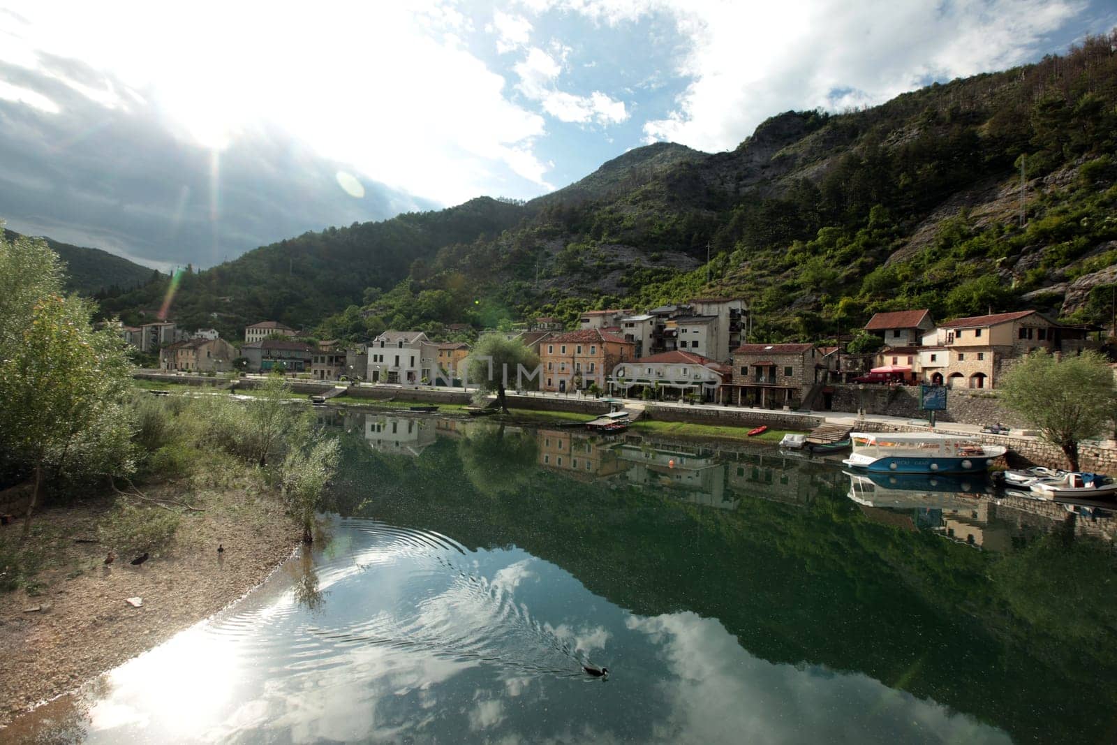 Europe,Eastern Europe,Balkans. Montenegro,Skadar,Lake,Landscape,Rijeka Crnojevica,Nature,Village