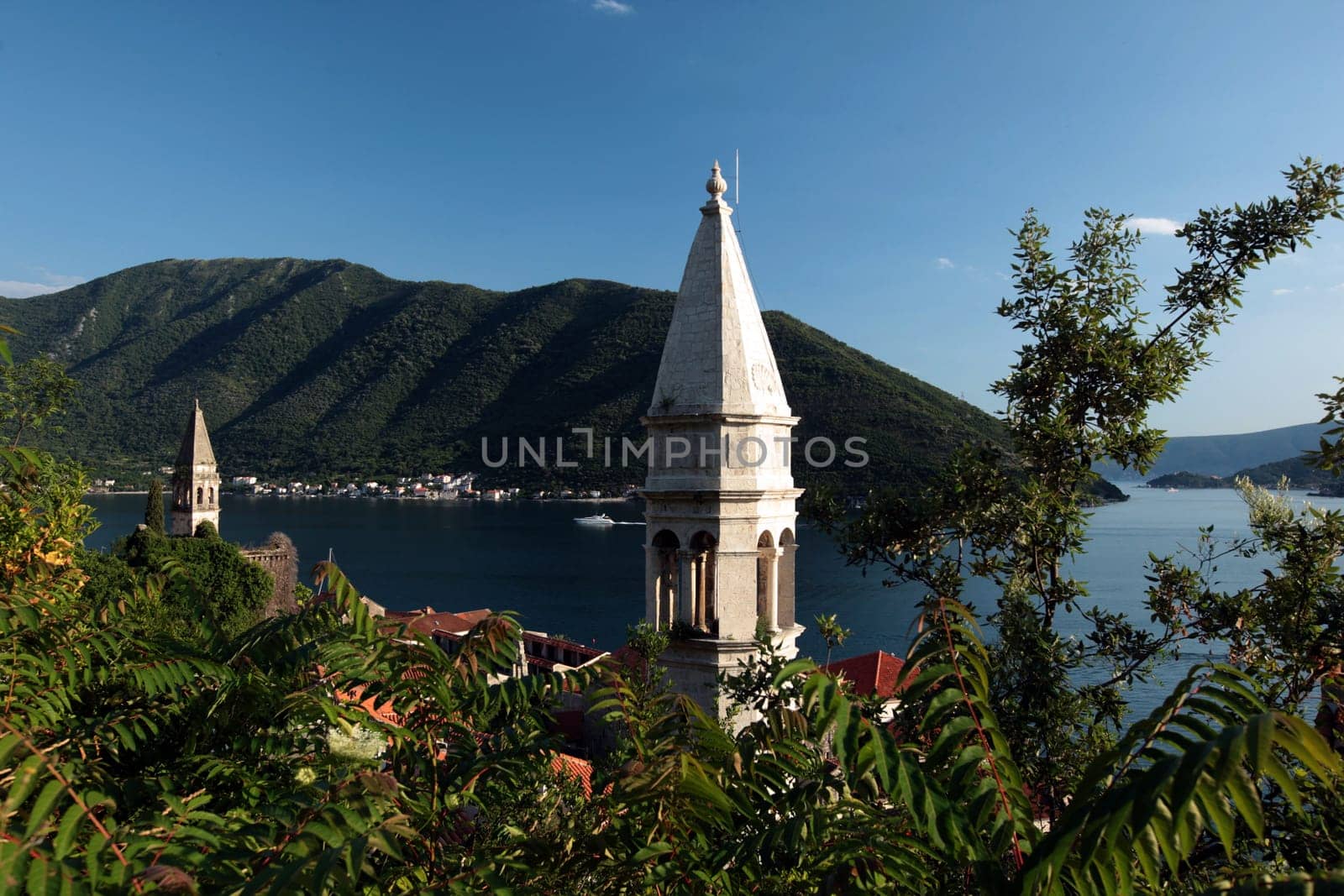 Europe,Eastern Europe,Balkans. Montenegro,Mediterranean,Adriatic Sea,Persat,Bay of Kotor,Bay,Old Town,Village,Sea,Nature