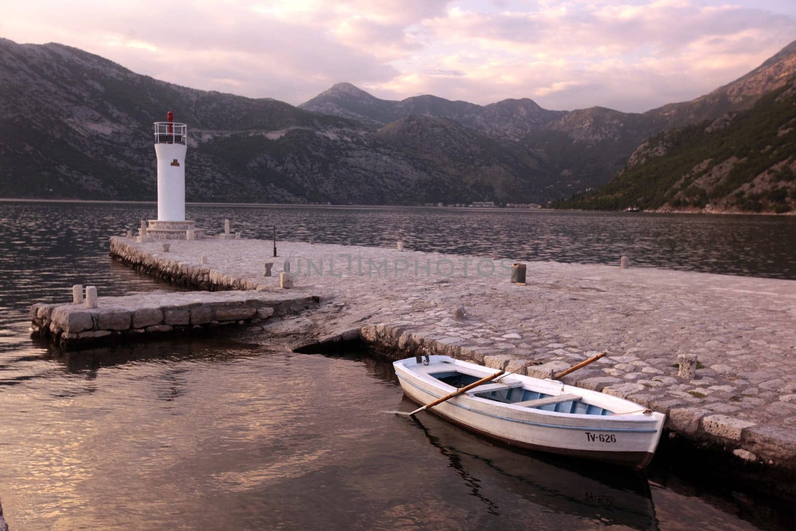 Europe,Eastern Europe,Balkans. Montenegro,Mediterranean Sea,Adriatic Sea,Persat,Bay of Kotor,Bay,Old Town,Village,Monastery,Island,Sea,Nature