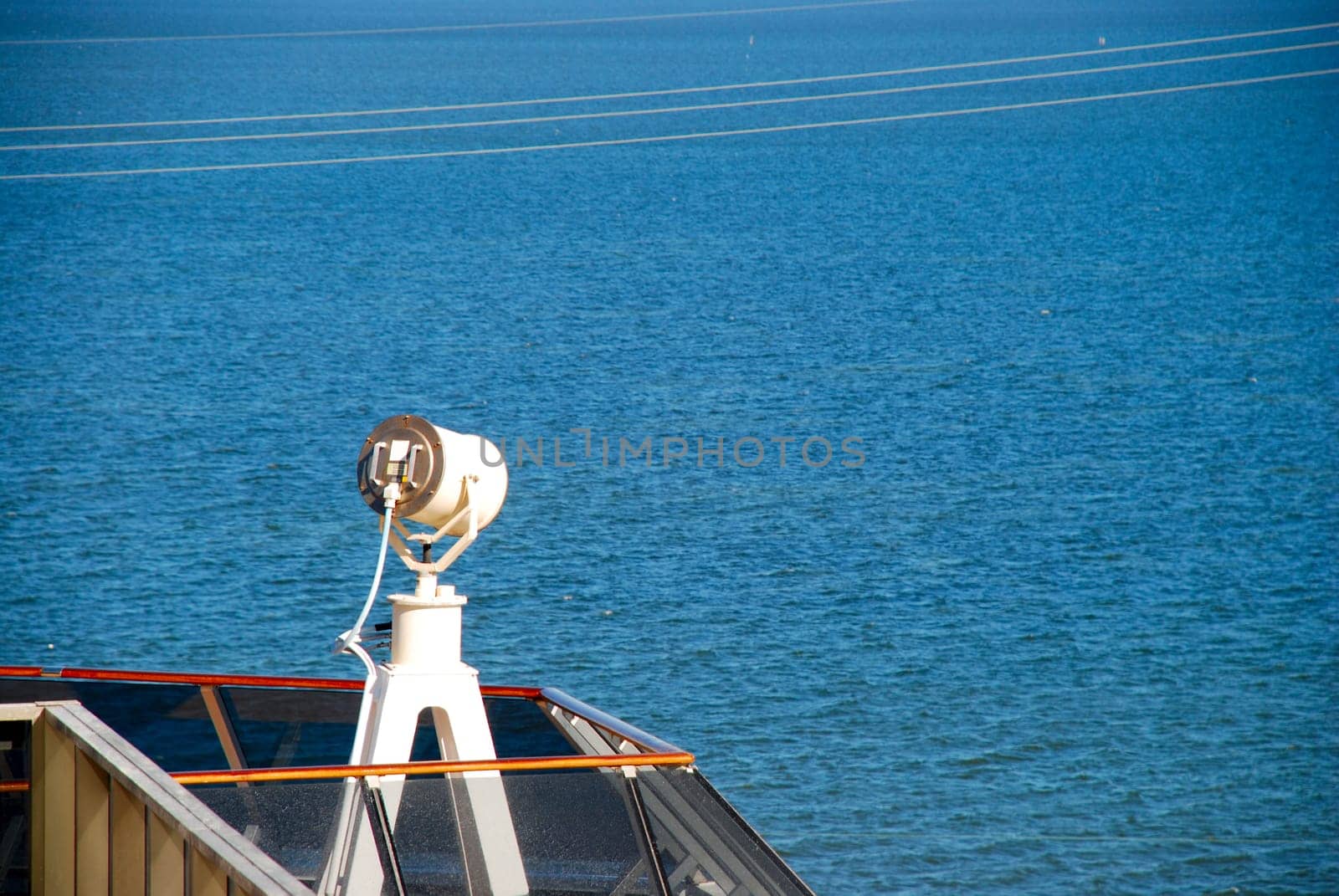 stock picture of ship ropes and structures to mooring the ship on the dock