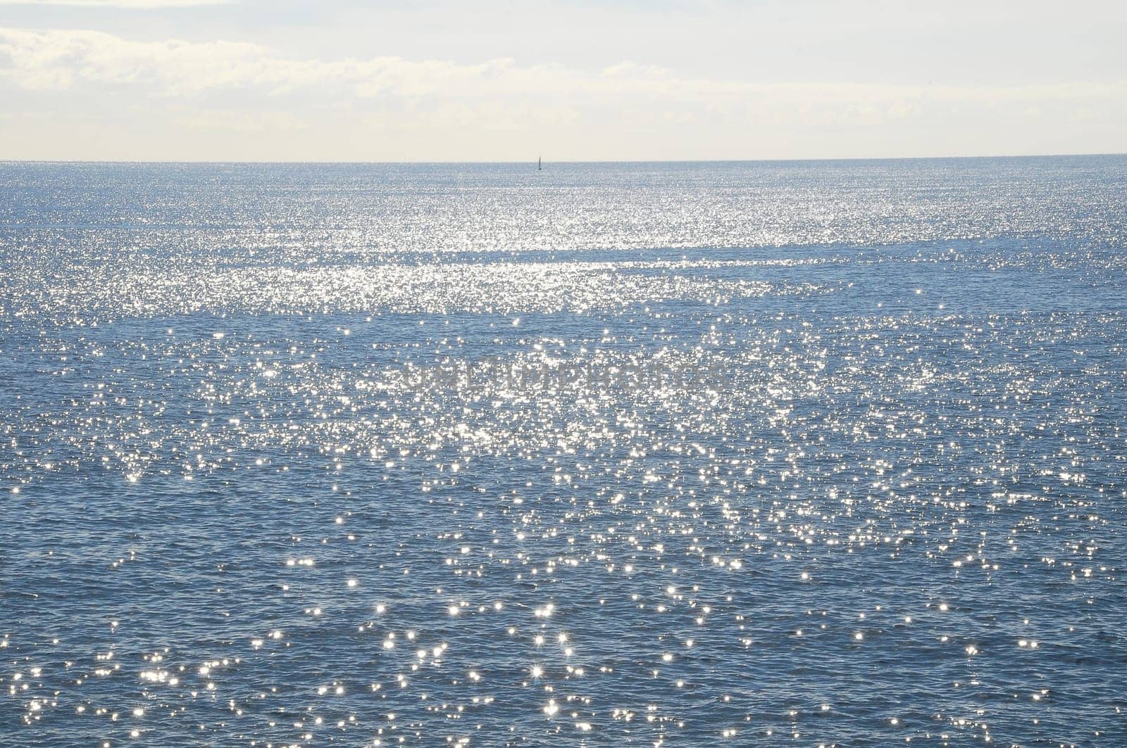 Blue Water Waves Texture on the Atlantic Ocean