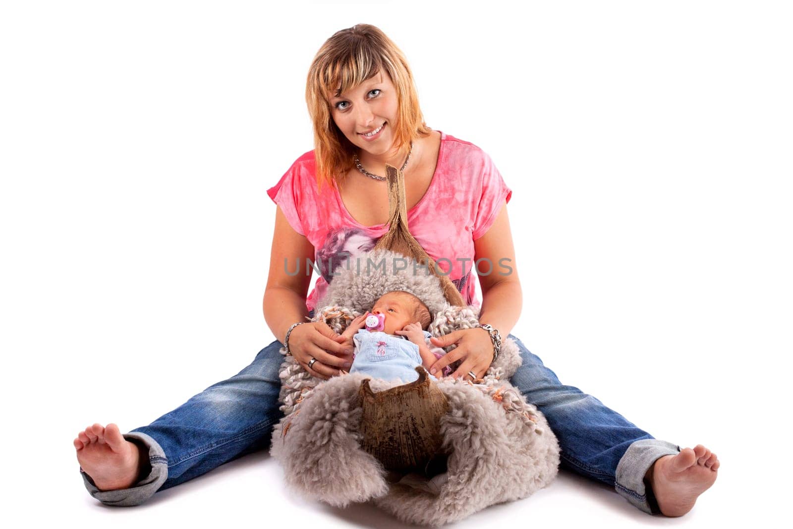 Mother with baby