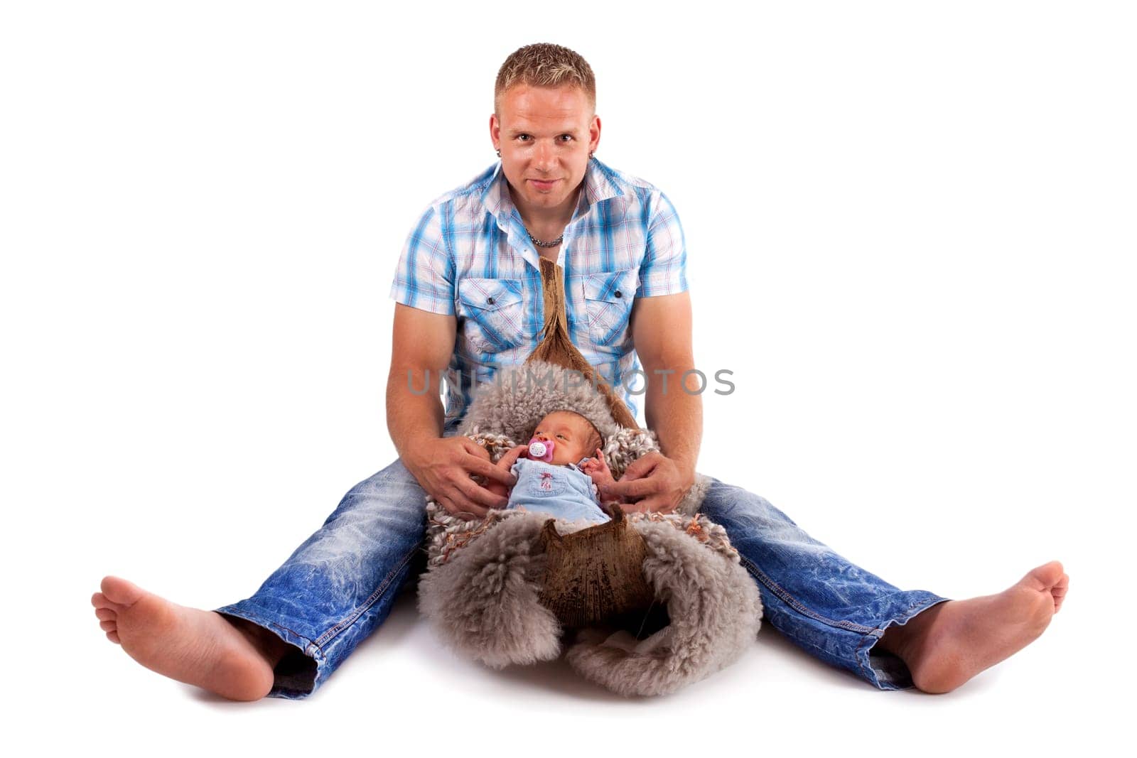 Father with his baby