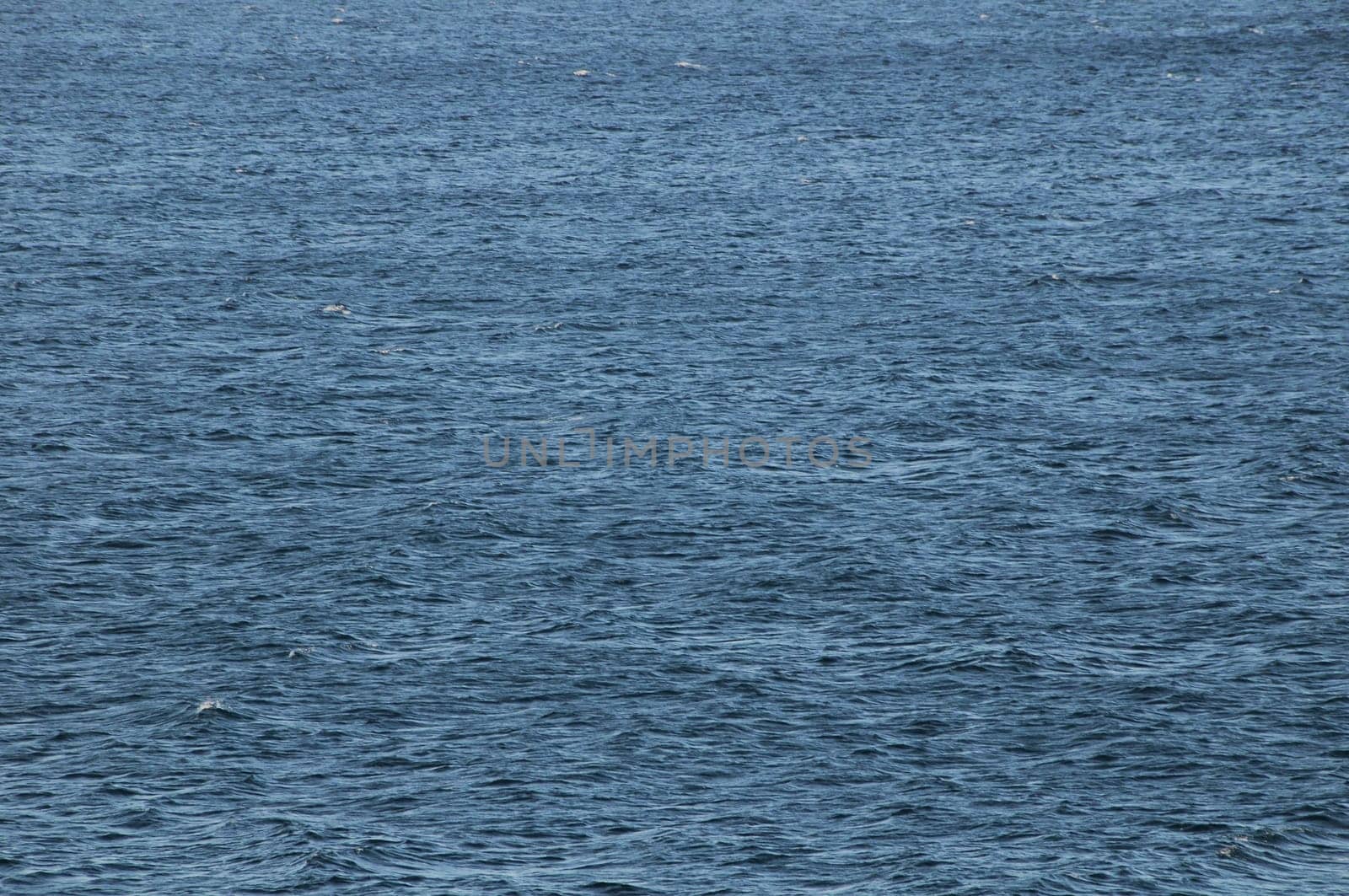 Blue Water Texture Pattern at Noon on the Atlantic Ocean